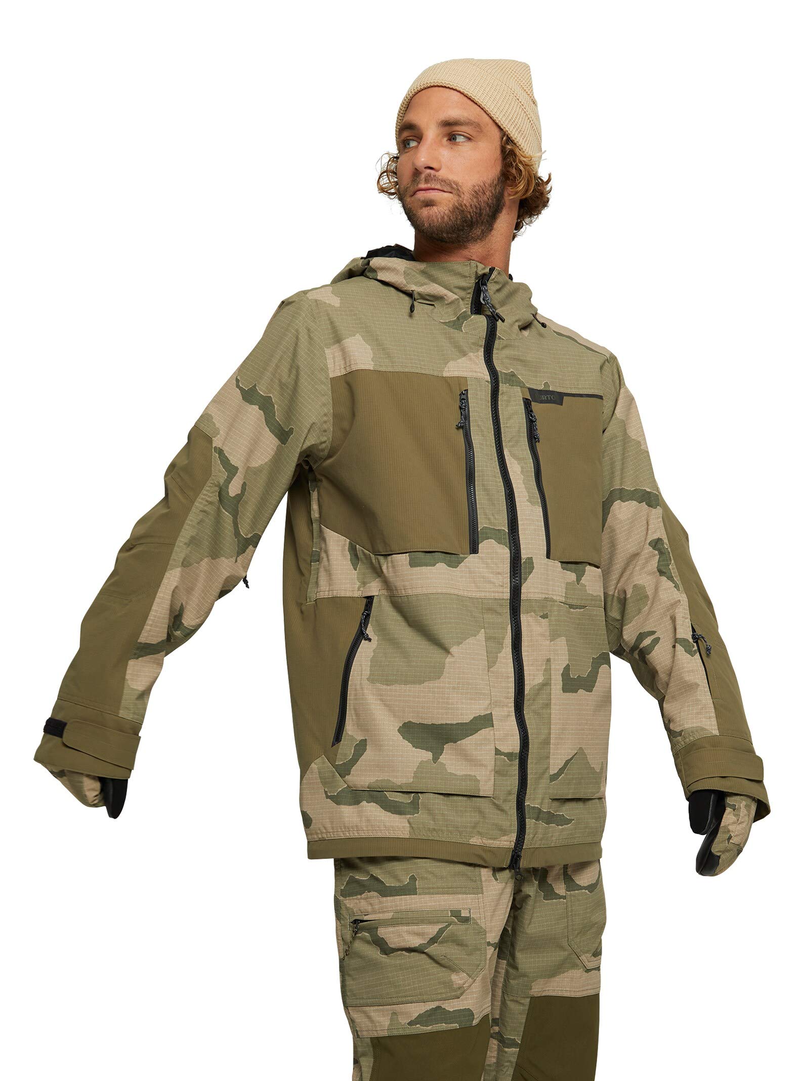 Burton Men's Frostner Jacket - Waterproof Winter Coat for Snowboarding & Skiing - Insulated Windproof Outdoor Jacket for Cold Weather Adventures