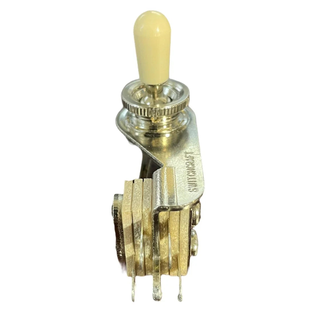 Switchcraft EP 4365-000 Right Angle Toggle Switch - Heavy Duty On/Off Toggle for Guitar, Amplifier & Audio Equipment