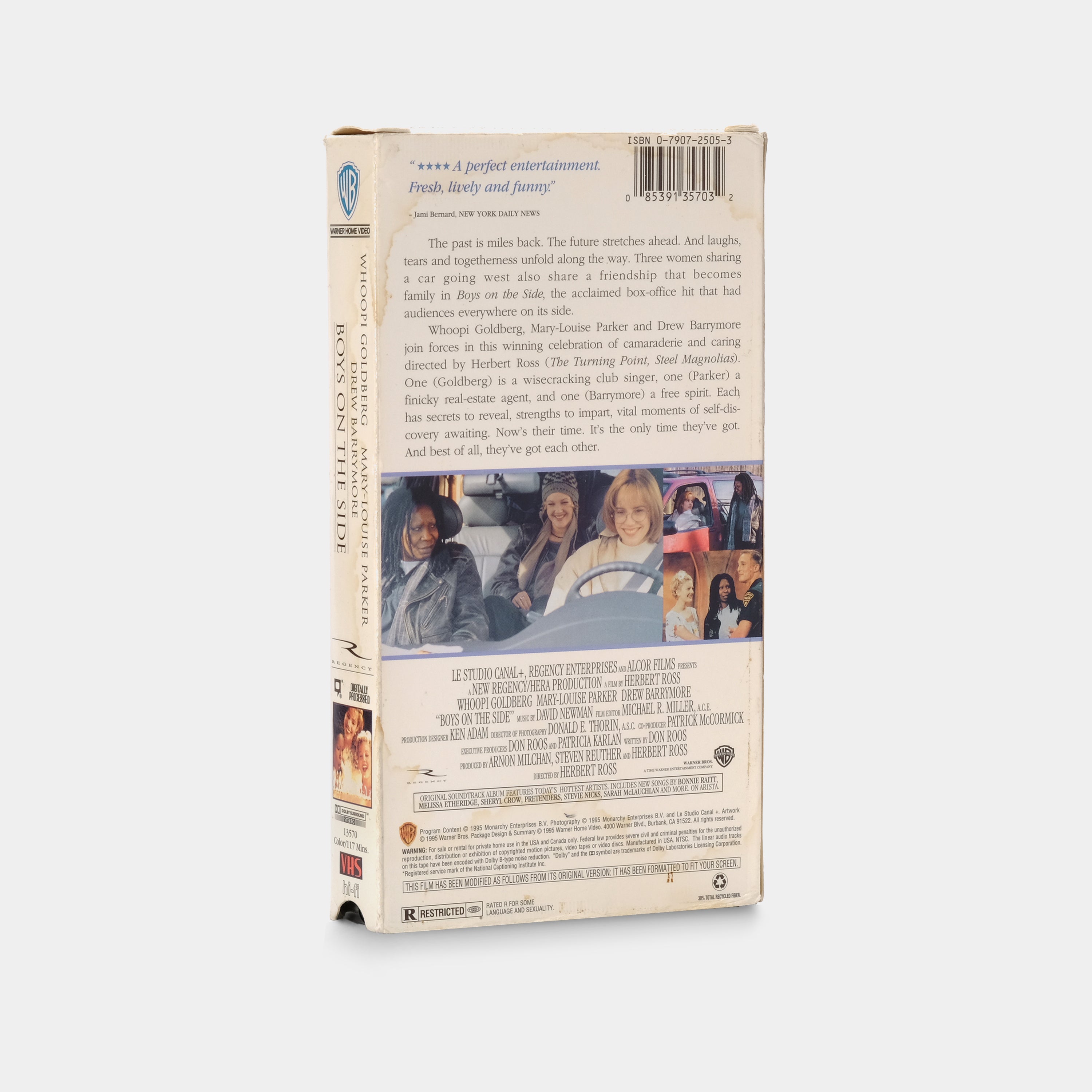 Boys on the Side VHS Tape - Classic 90s Movie - Collectible Vintage VHS - Perfect for Movie Collectors & Nostalgia Lovers - Home Theater & Gift Idea