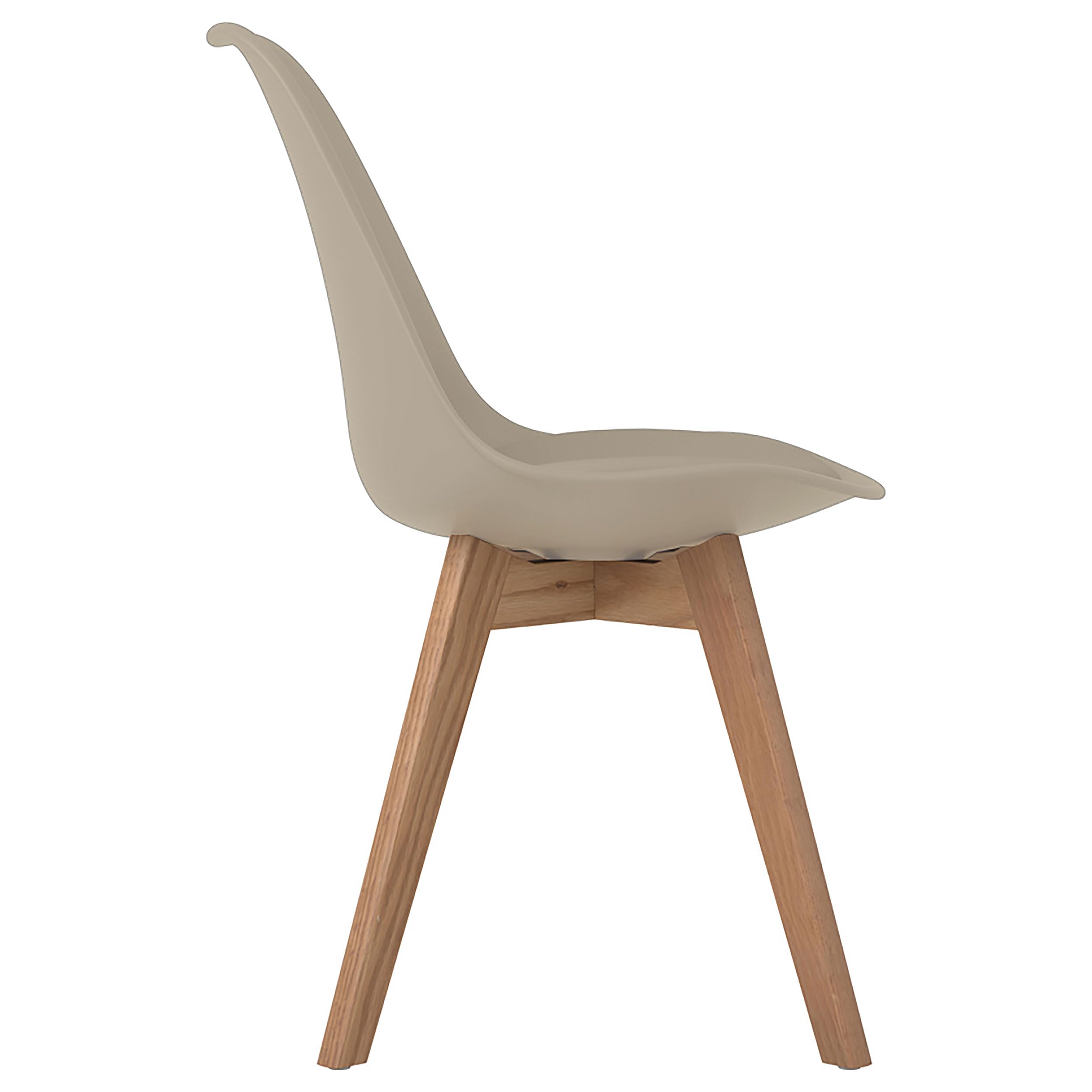 Coaster Home Furnishings Caballo Polypropylene Dining Side Chairs, Set of 2, Tan - Modern Kitchen & Dining Room Furniture for Home, Restaurant, and Office Use