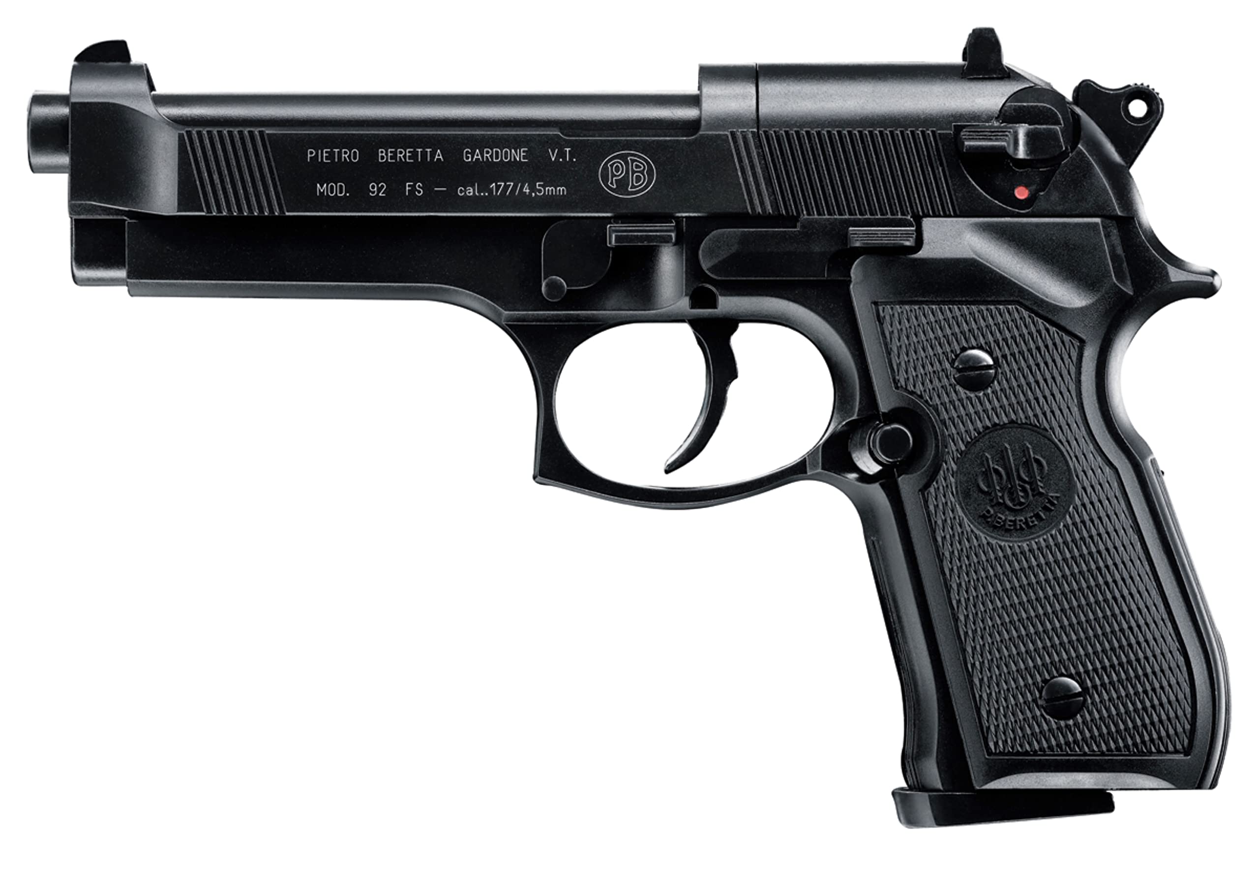 Beretta M92FS All Metal .177 Caliber Pellet Gun Air Pistol - CO2 Powered BB Gun for Target Shooting & Training | Realistic Replica for Outdoor Plinking & Home Defense Practice