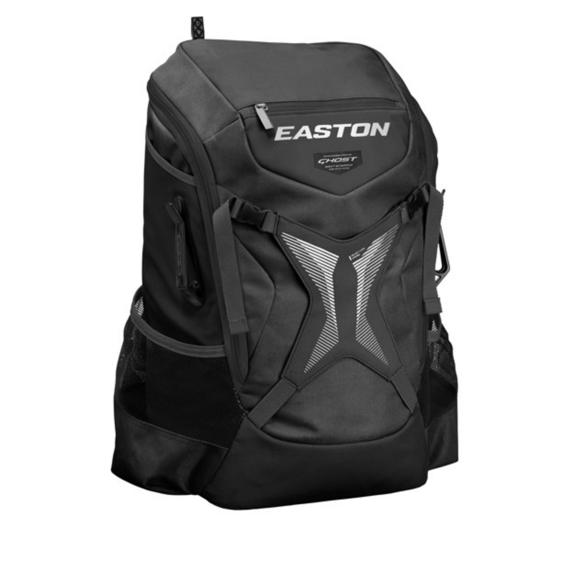 Easton Ghost NX Fastpitch Softball Backpack - Lightweight Durable Bat Bag for Girls & Women - Perfect for Travel, Practice & Games (Black/Red)