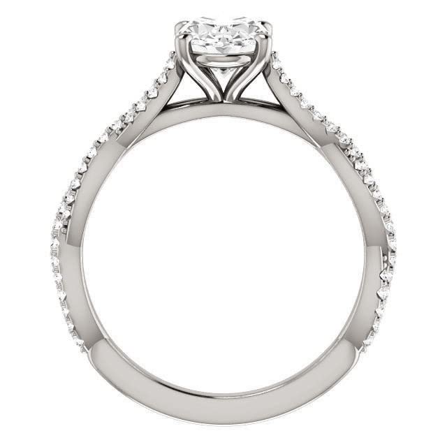 4 Carat Oval Cut Moissanite Wedding Ring Set - 925 Sterling Silver Vintage Engagement Bridal Jewelry for Women | Proposal, Promise & Anniversary Gift | Perfect for Weddings, Engagements & Special Occasions