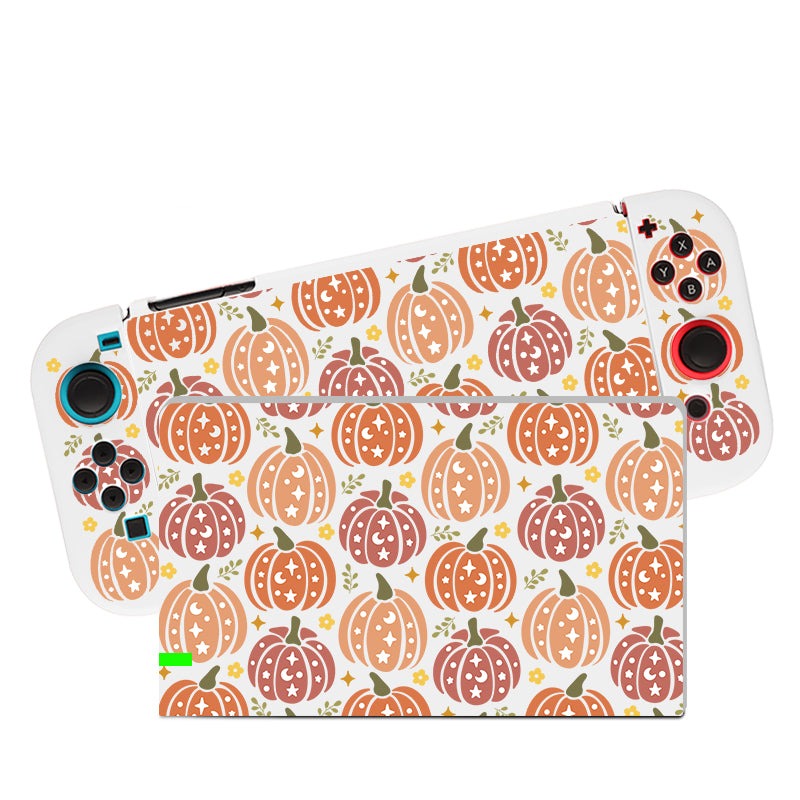 Premium Pumpkin Design Protective Case for Nintendo Switch - Durable Cover for Gaming, Travel & Home Use