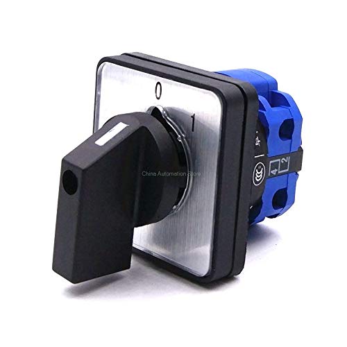 660V 10A Electric 2 Position 4 Terminals Rotary Cam Changeover Switch - Perfect for Industrial Equipment and Electrical Panel Control