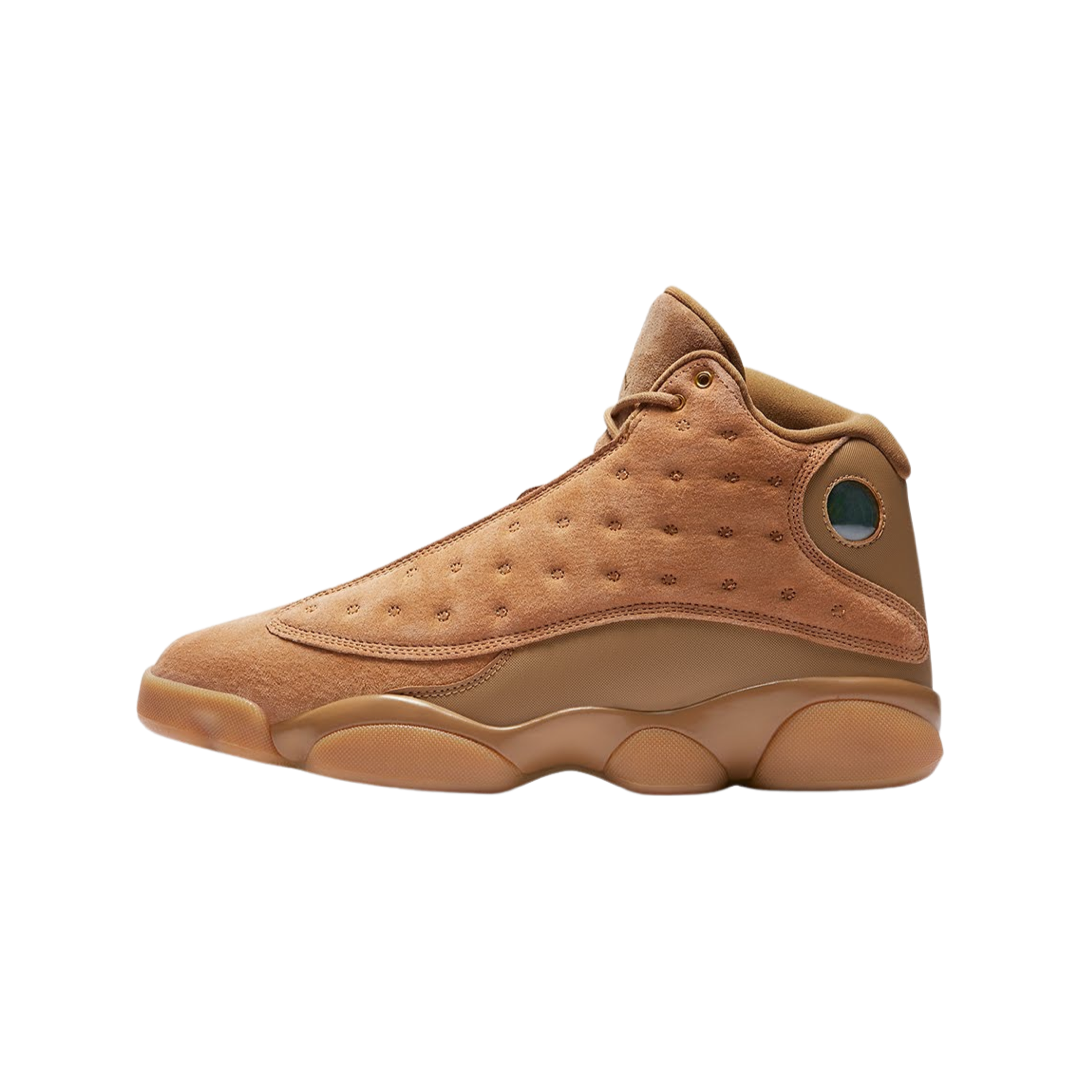 Air Jordan 13 Retro OG Wheat Elemental Gold Baroque Brown Gum Sneakers 414571-705 - Men's Basketball Shoes for Streetwear & Casual Outfits
