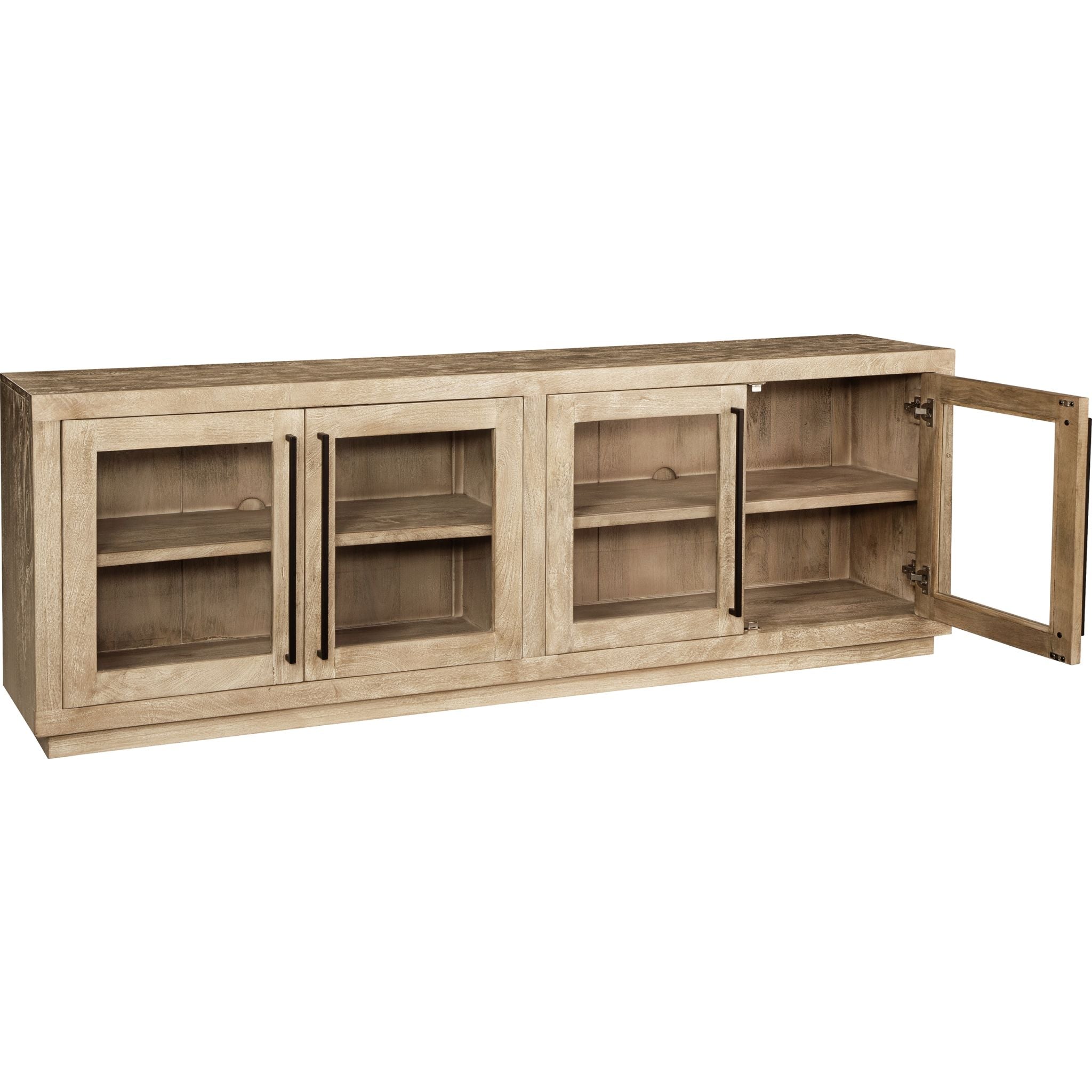Belenburg Accent Cabinet - Washed Brown Finish | Stylish Storage for Living Room, Bedroom & Entryway | Solid Wood Side Table with Vintage Charm