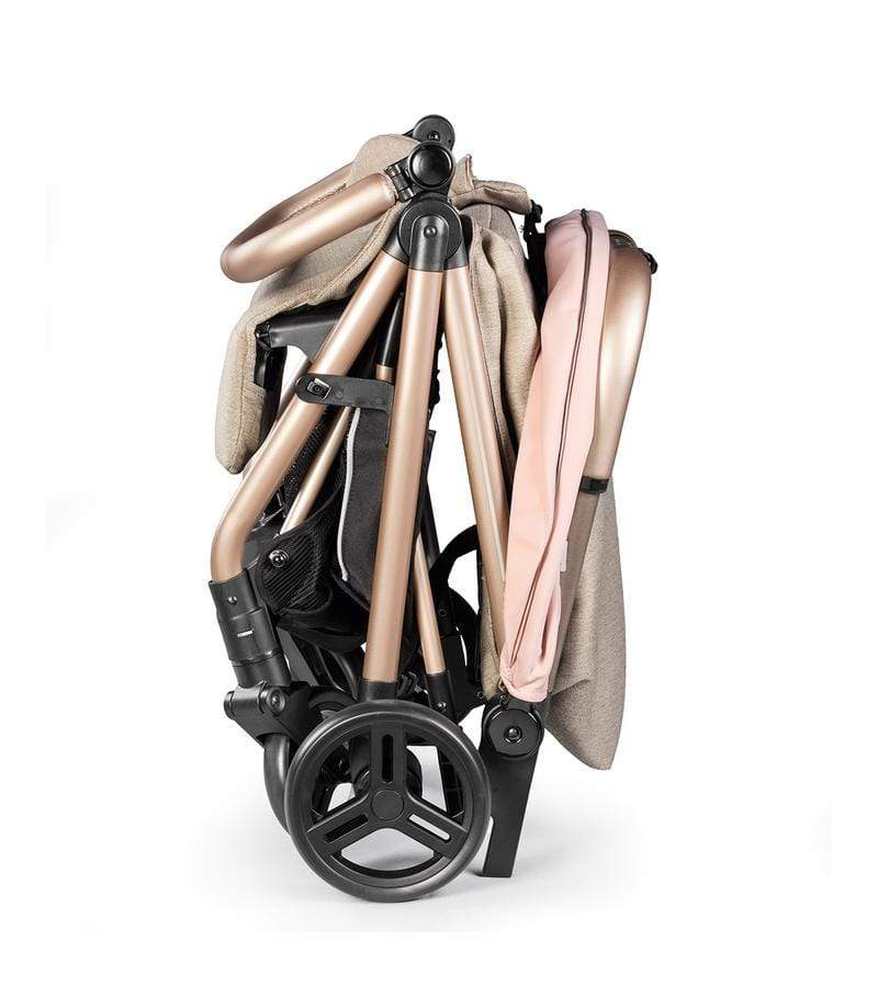 Peg Perego Selfie Stroller - Lightweight Compact Baby Stroller with One-Hand Fold, All-Terrain Wheels | Perfect for City Walks, Shopping & Travel