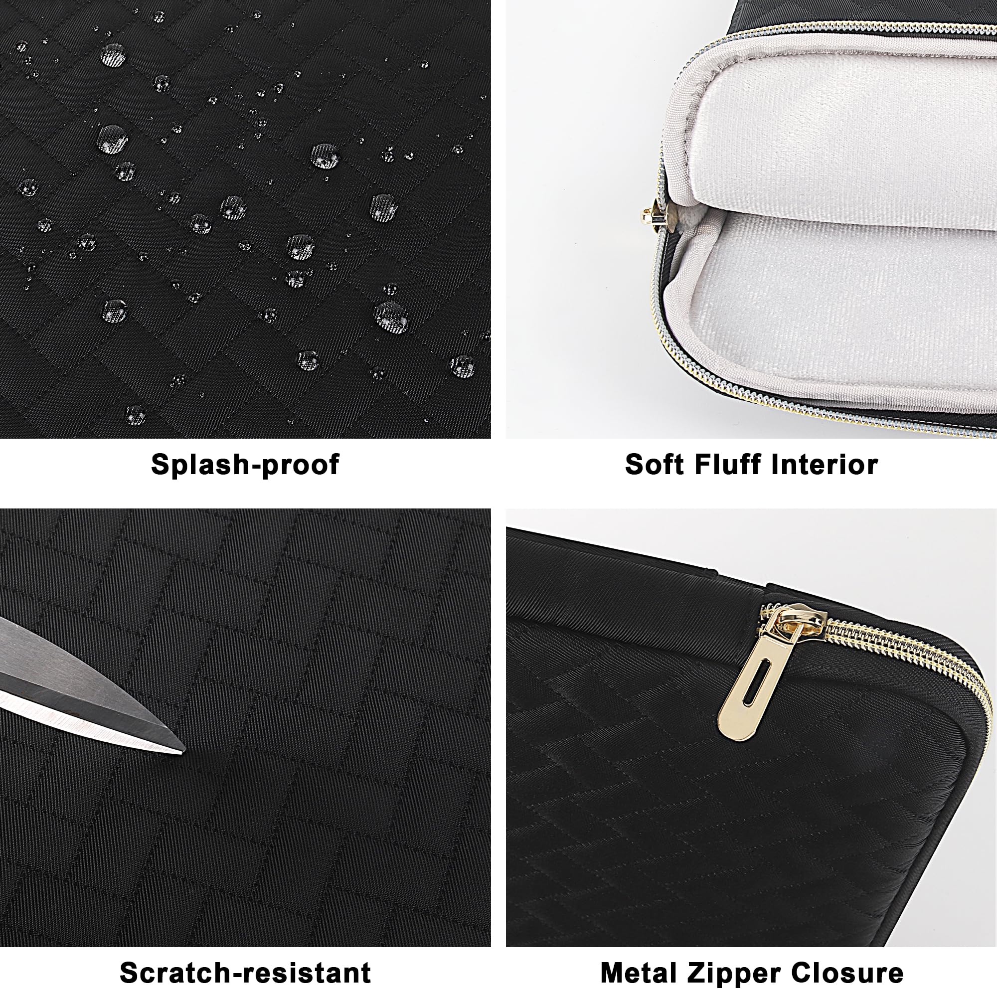 DOMISO 14 Inch Laptop Sleeve - Protective Case Compatible with MacBook Air/Pro 14