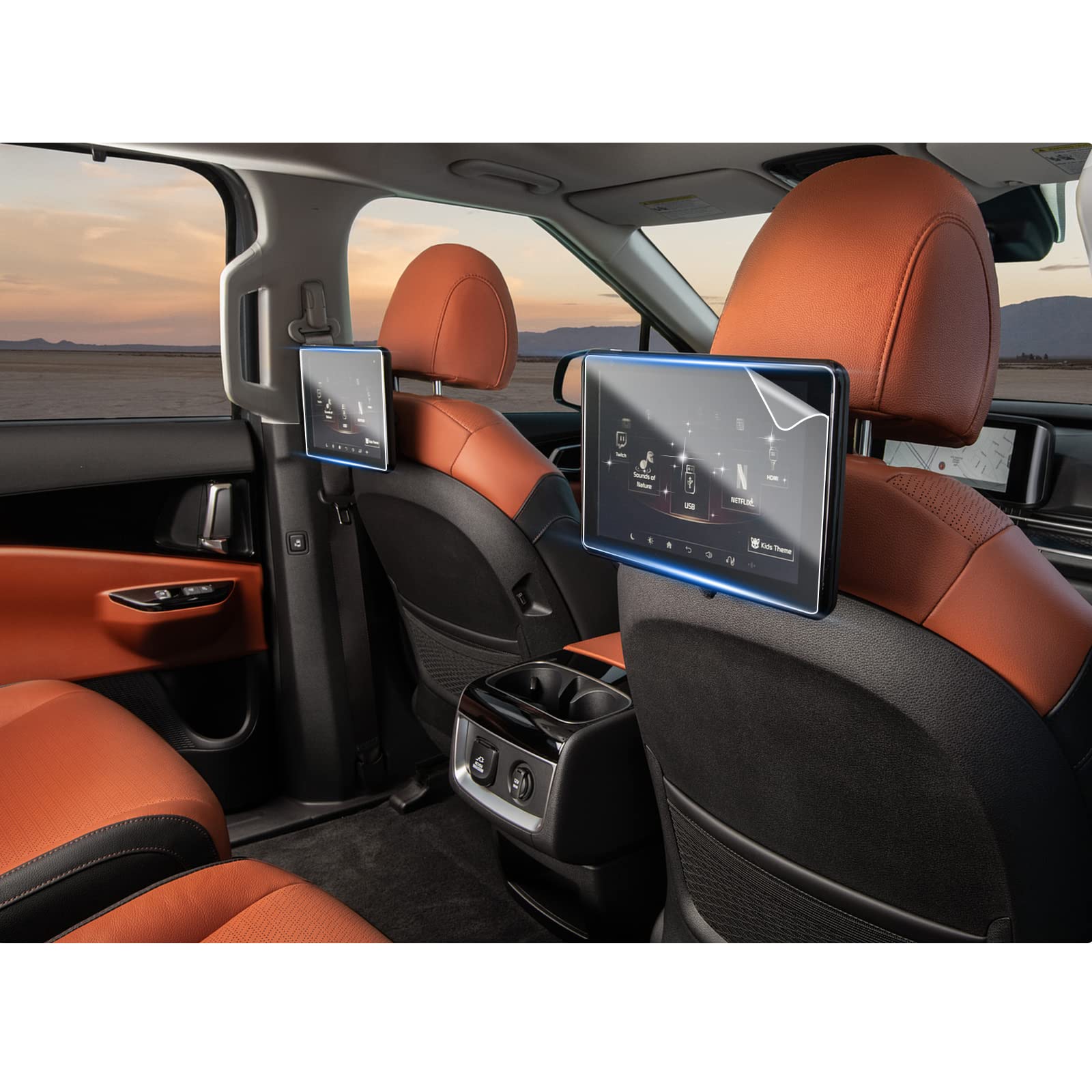 2022-2024 Kia Carnival Screen Protector | HD Clear Anti-Scratch Back Seat TV Touch Screen Protector for Kia Carnival KA4 | Perfect for Road Trips & Family Entertainment