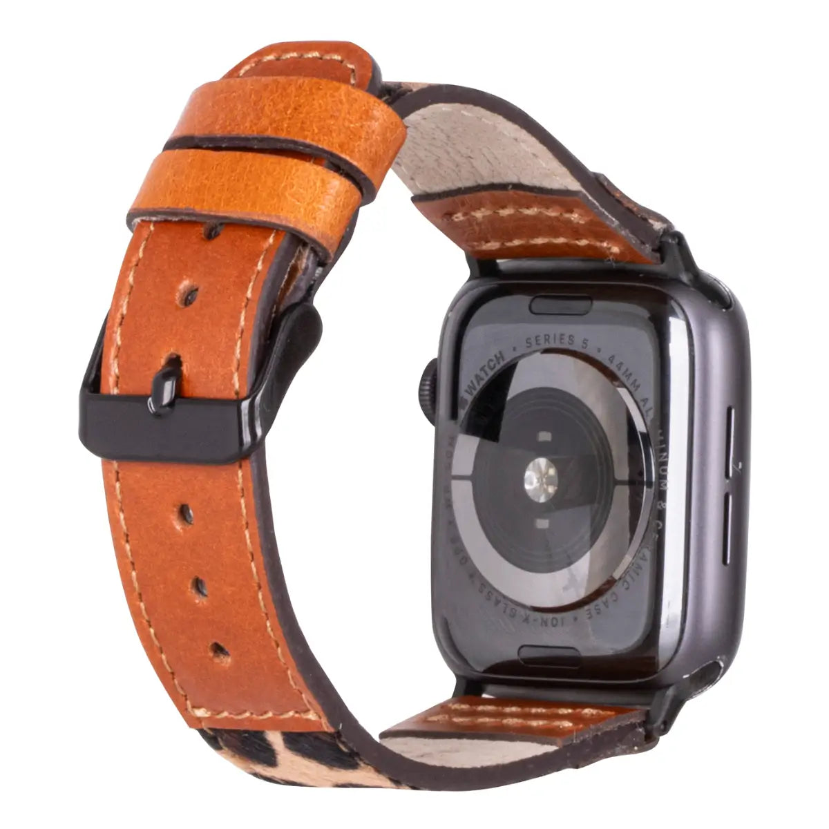 Leopard Print Leather Sport Band for Apple Watch - Stylish & Durable Replacement Strap for Workouts & Everyday Wear