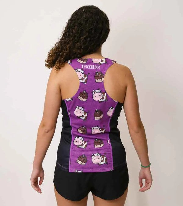 ChicknLegs Performance Singlet for Women - Breathable Workout Tank Top - Gym, Running & Yoga Activewear