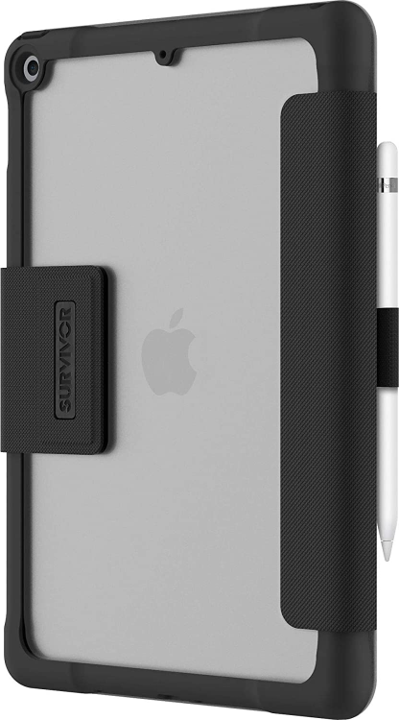 Griffin Survivor All-Terrain Rugged Case for iPad Mini 6 - Black | Shockproof & Waterproof Protection for Outdoor Adventures, Travel & Work