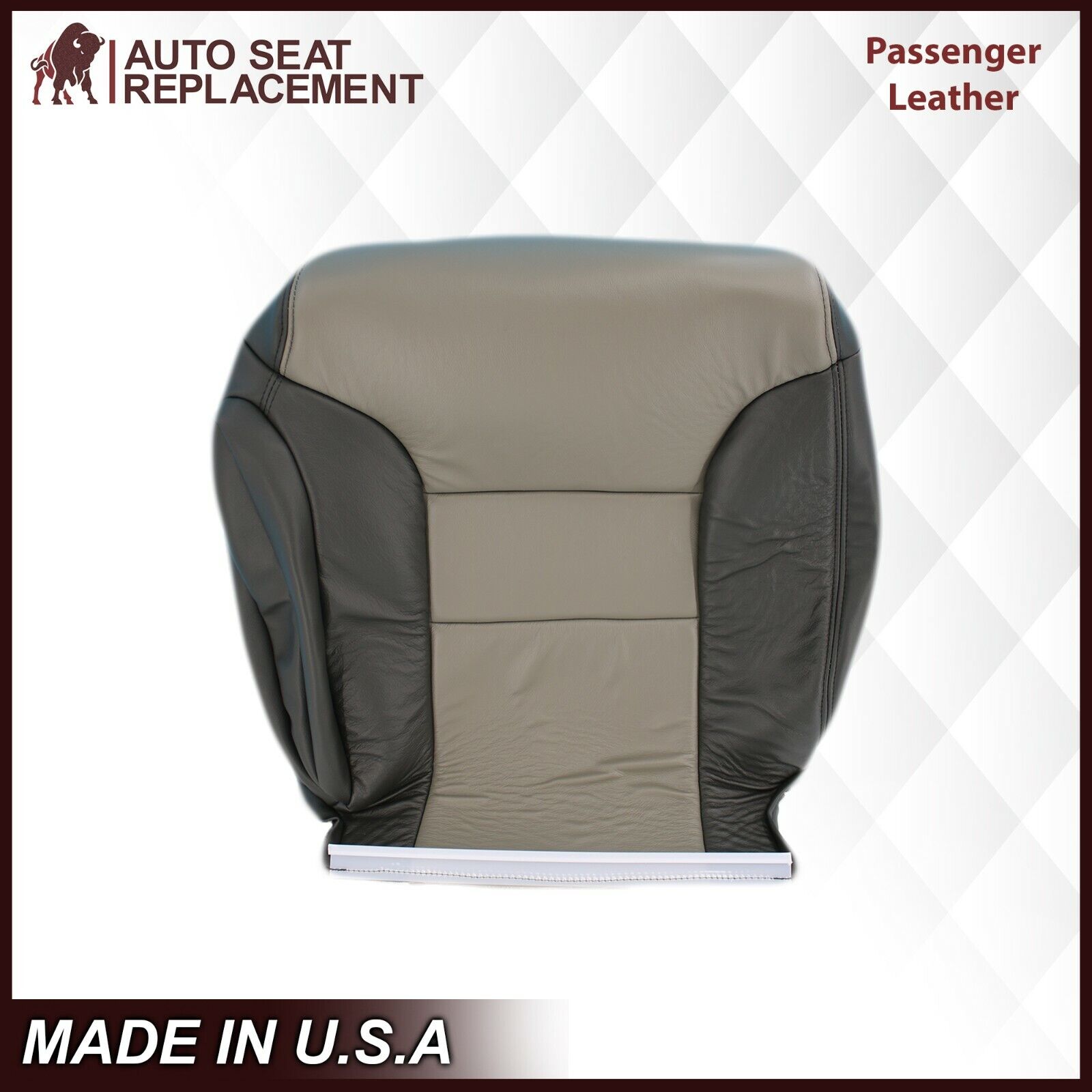 1999-2000 Chevy Tahoe Z71 Limited Custom Fit 2-Tone Gray Sport Seat Covers - Premium Protection & Style Upgrade for Off-Road Adventures & Daily Driving