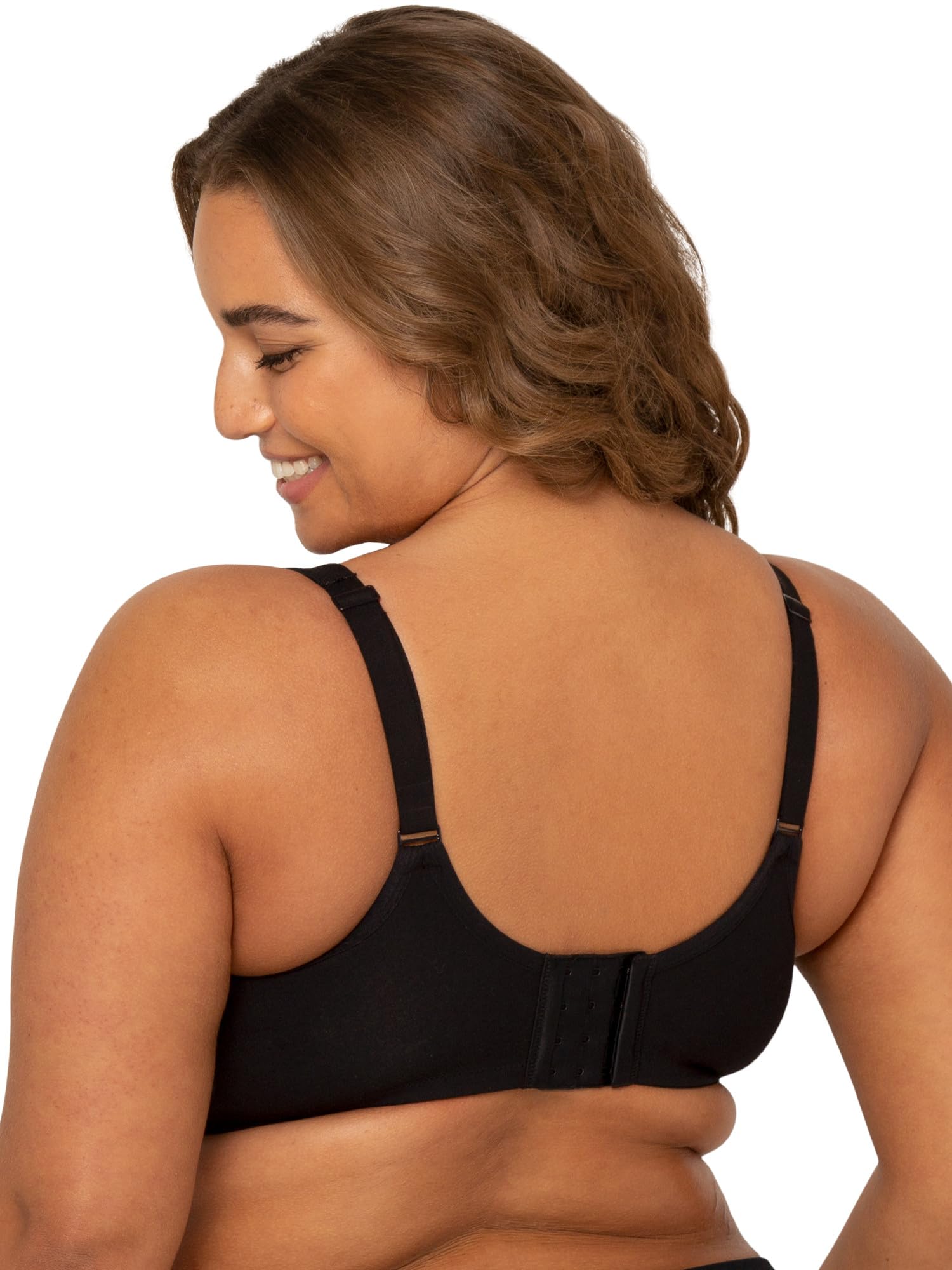 Fruit of the Loom Women's Plus Size Cotton Comfort Wireless Bra - Soft Support for Everyday Wear, Work & Relaxation