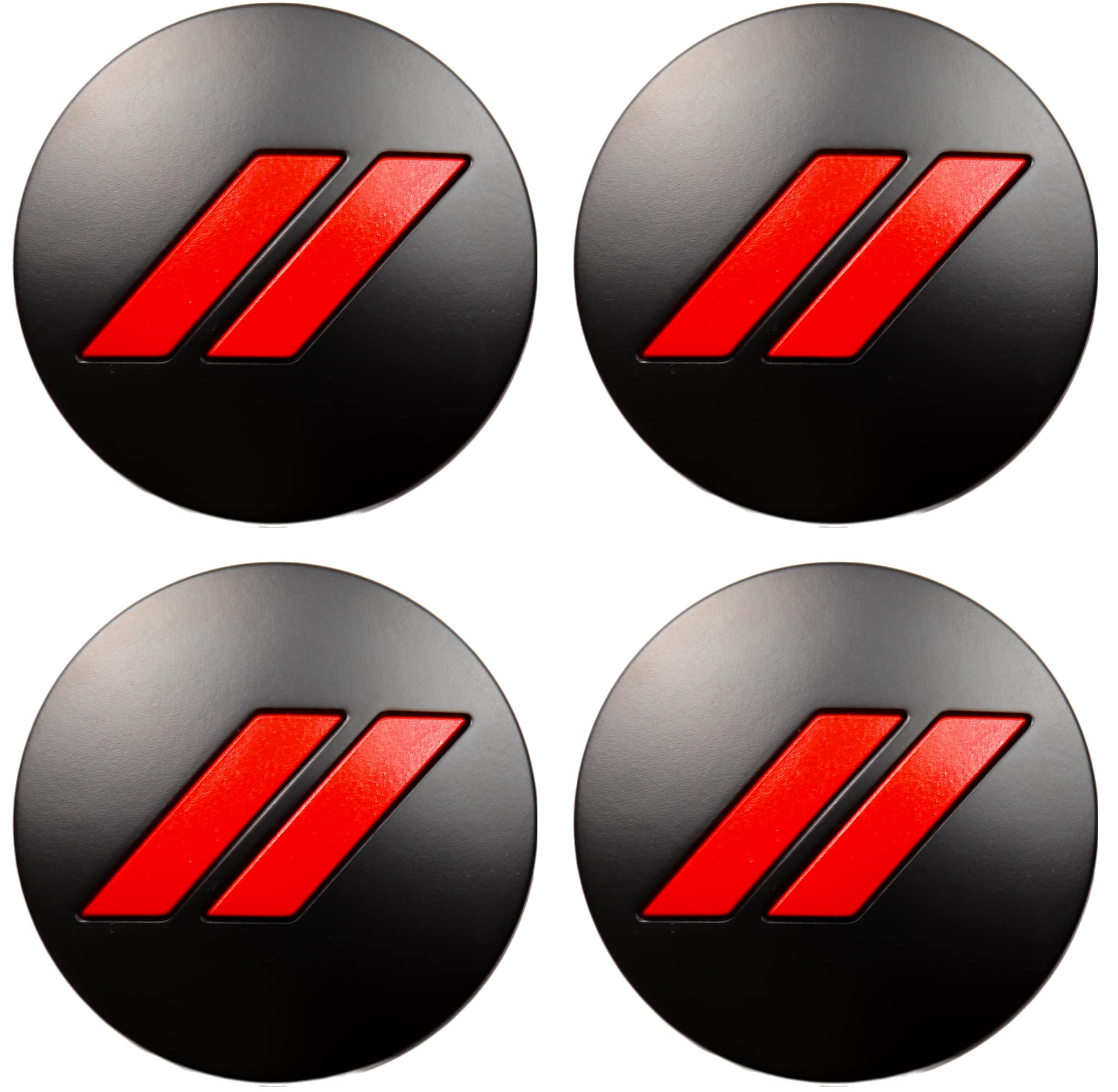 OEM Color Matched Hub Center Cap Compatible with Dodge Challenger & Charger - Torred PR3 / Matte Black Wheel Cover | Perfect for Car Customization & Wheel Protection