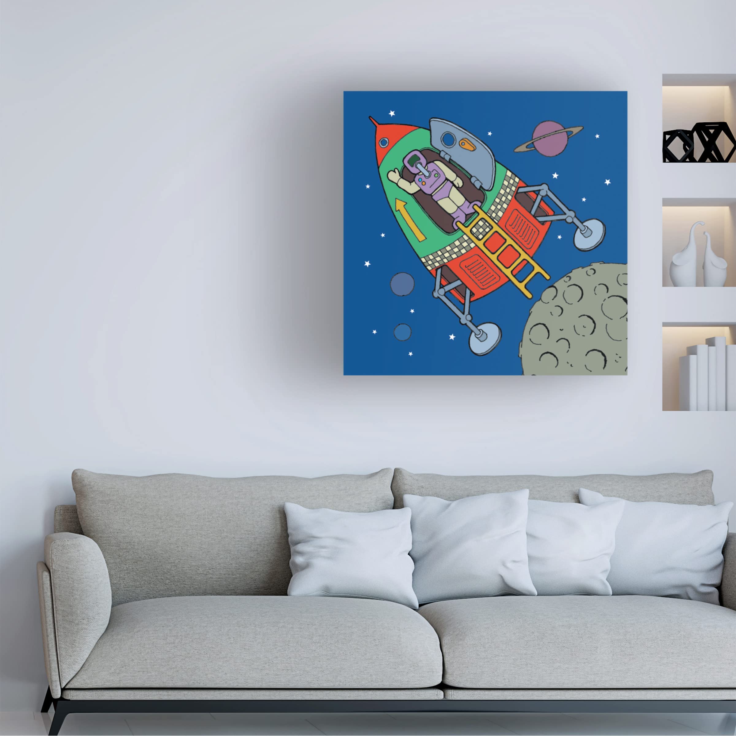 Trademark Fine Art 'Greetings' Canvas Wall Art by Duncan Wilson - Perfect for Living Room, Bedroom & Office Decor