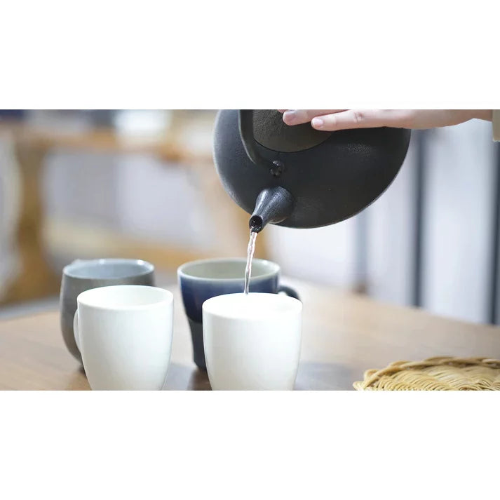 Premium Iwachu Handcrafted Japanese Tetsubin Cast Iron Kettle - 1.3L Induction Compatible for Authentic Tea Brewing | Perfect for Home, Office & Traditional Tea Ceremonies