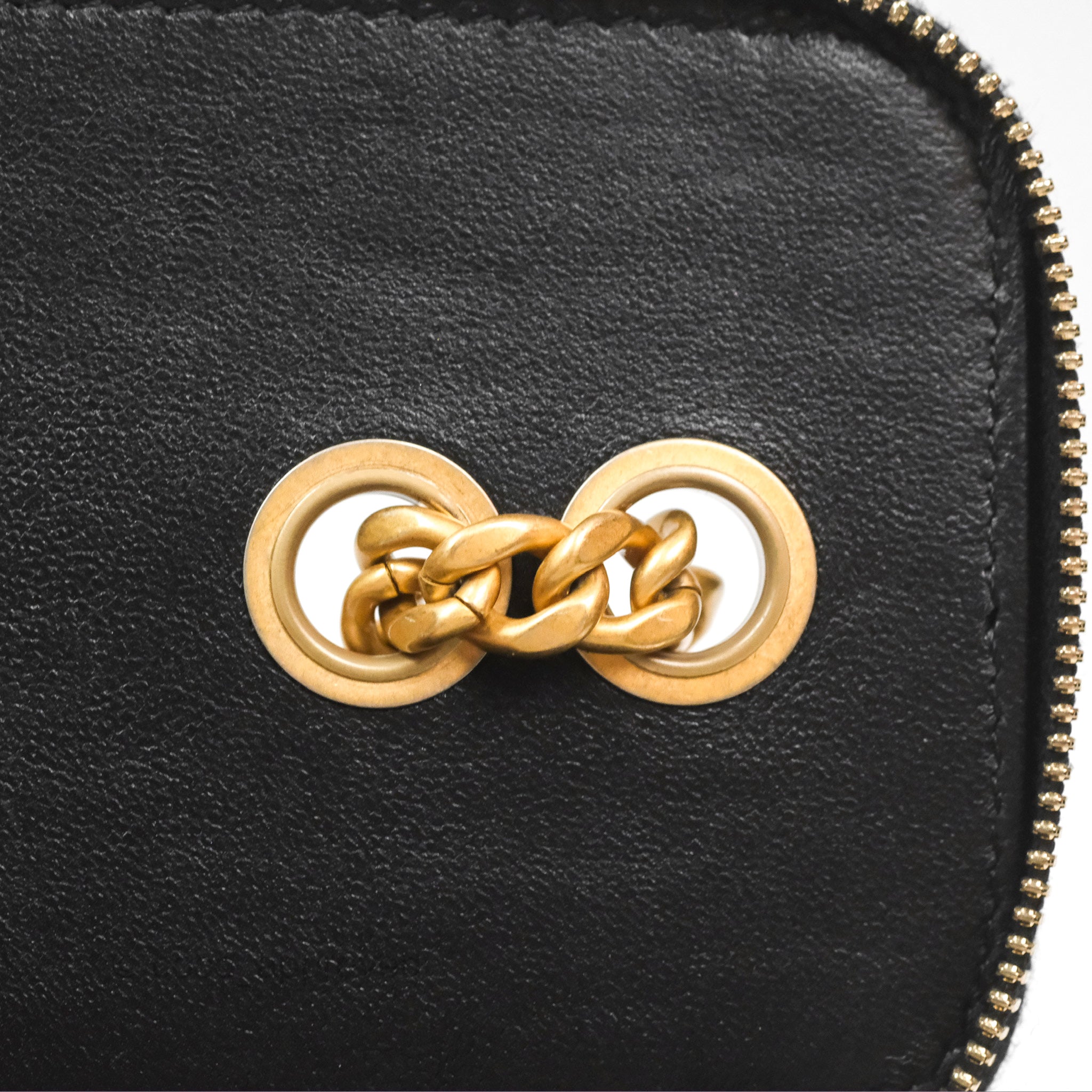 Chanel Adjustable Chain Black Lambskin Vanity Slide Bag with Aged Gold Hardware - Perfect for Evening Events, Date Nights & Luxury Fashion Accessories