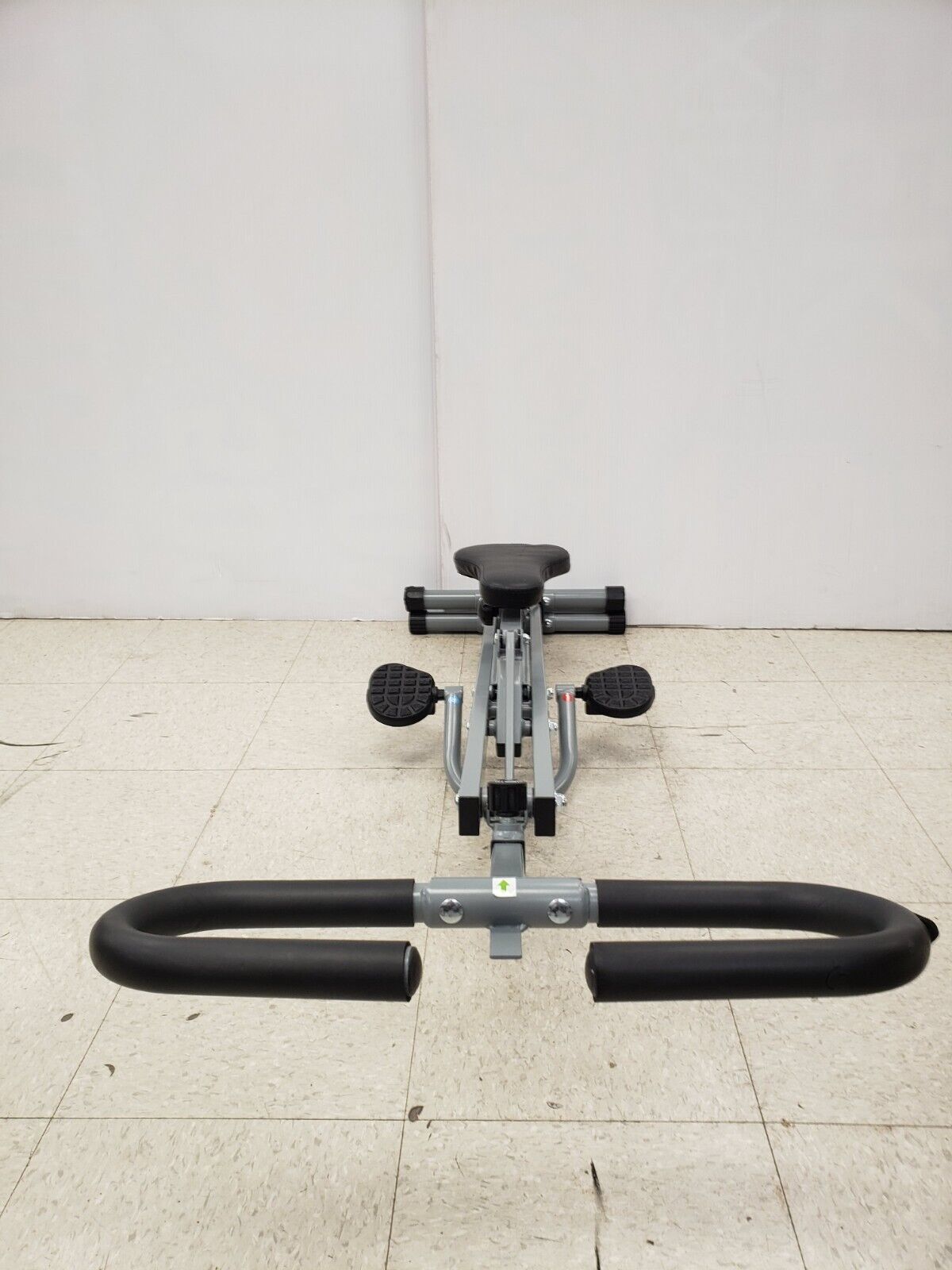Row & Ride 077S Rowing Machine for Home Gym - Foldable Indoor Rower with Smooth Glide Resistance for Full Body Workout, Cardio Training & Weight Loss