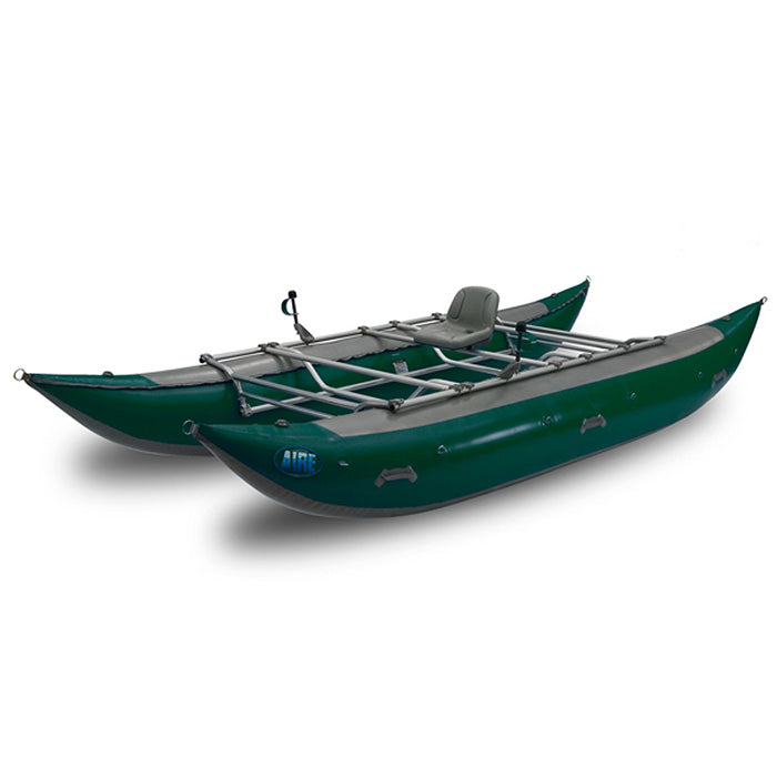 AIRE Leopard 18' Cataraft - Premium Inflatable Raft for Whitewater Rafting, Fishing & River Adventures - Durable & Stable for Outdoor Water Sports