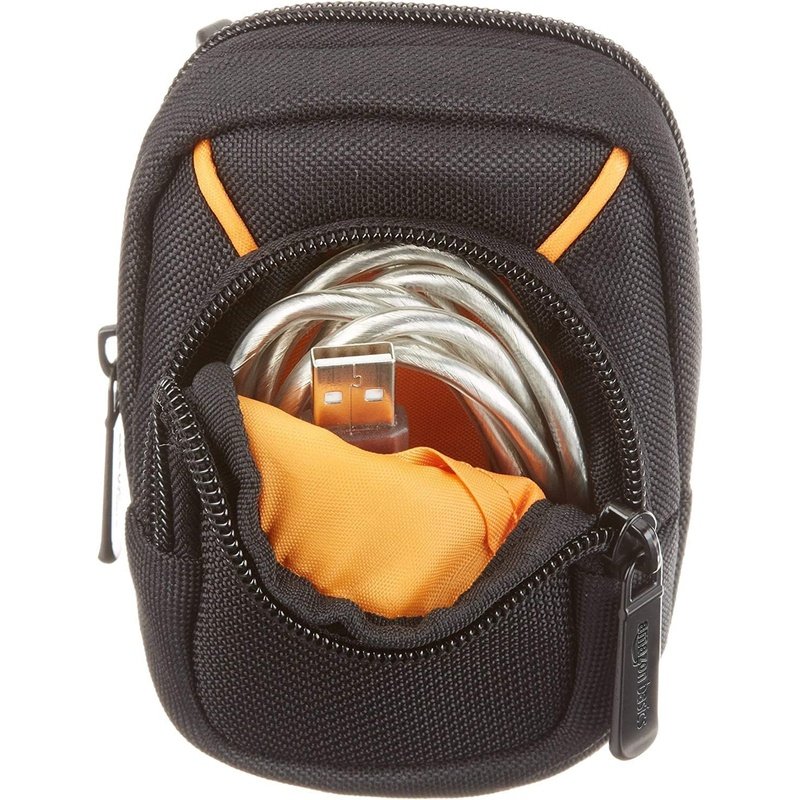 Compact Medium Point and Shoot Camera Case 5x3x2 Inches - Black Protective Pouch for Digital Cameras | Perfect for Travel, Hiking & Everyday Use
