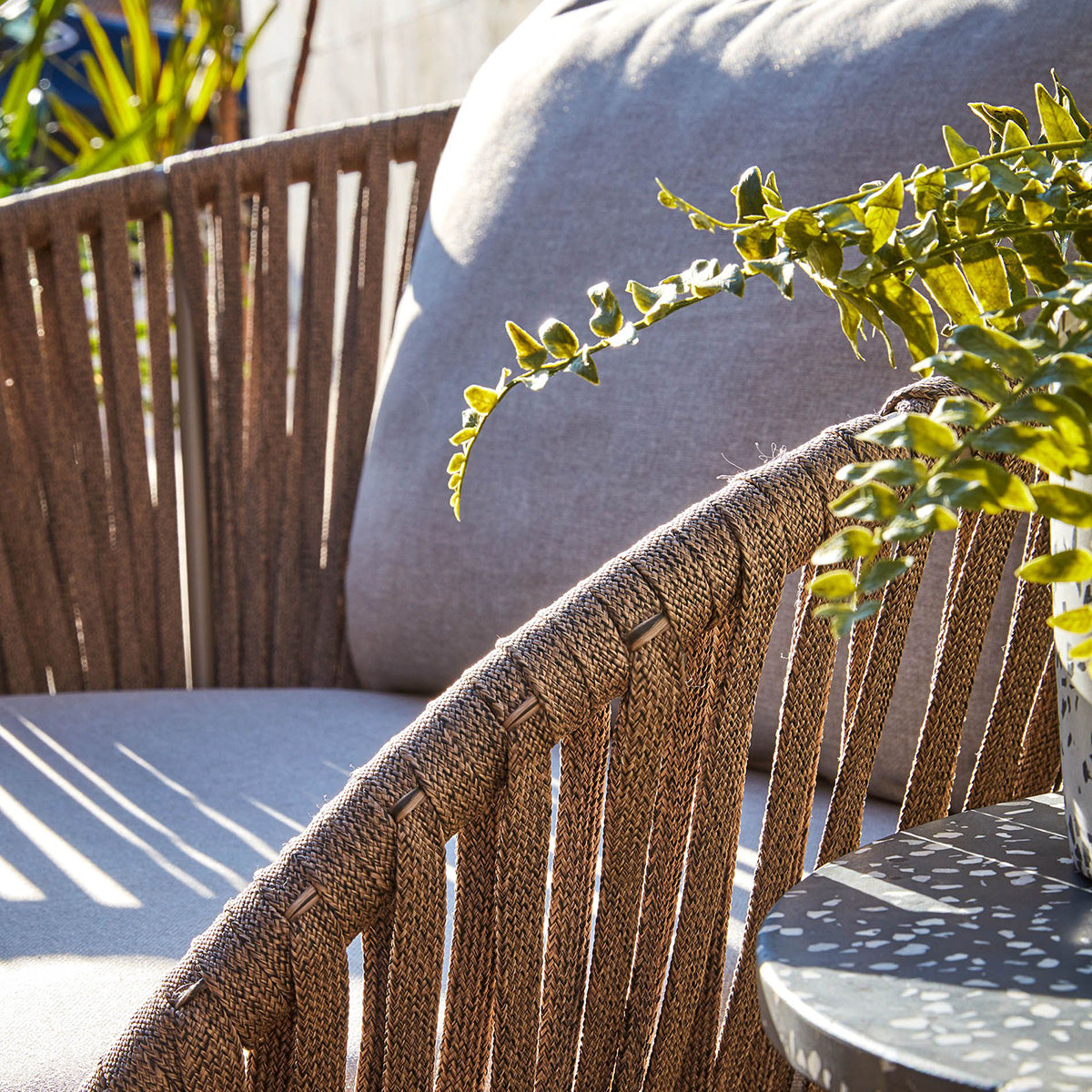 Branzie Outdoor Arm Chair - Comfortable Patio Lounge Chair for Garden, Poolside, and Backyard Relaxation - Durable Weather-Resistant Design for Outdoor Use