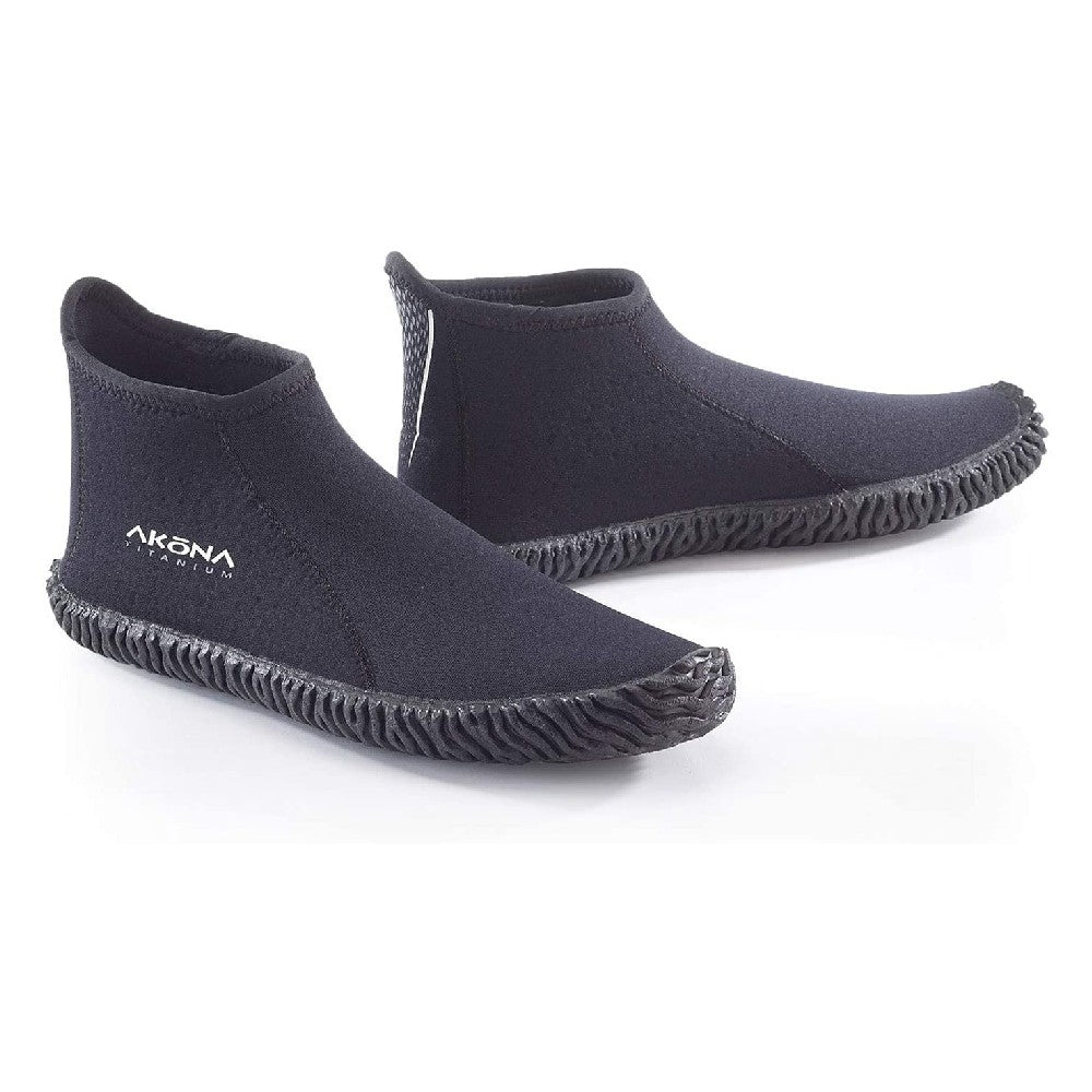 AKONA 3mm Neoprene Low Cut Boots for Men & Women - Lightweight Water Shoes for Kayaking, Fishing, and Beach Activities