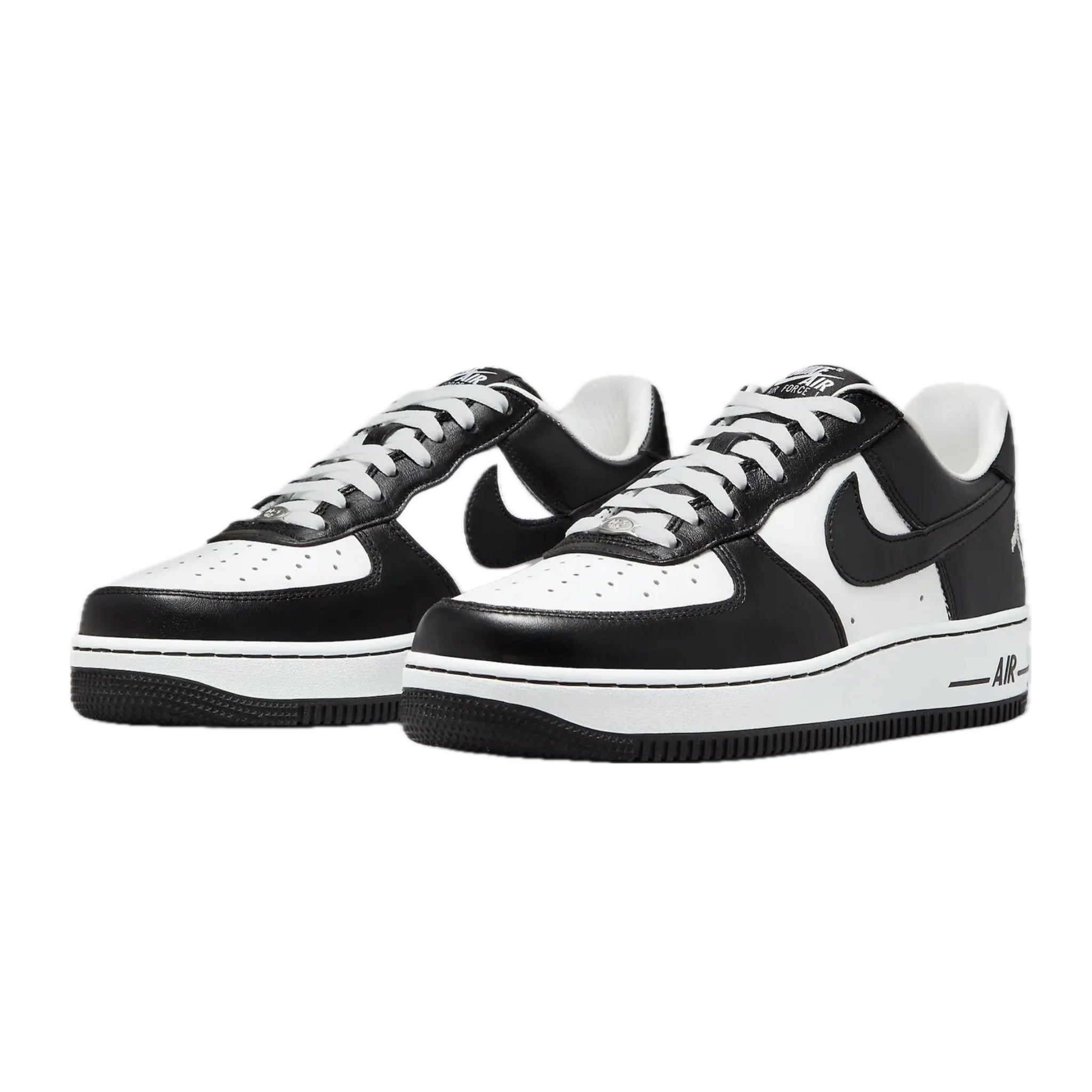 Nike Air Force 1 Low QS TerrorSquad Sneakers - White & Black Basketball Shoes for Men - Streetwear & Casual Wear