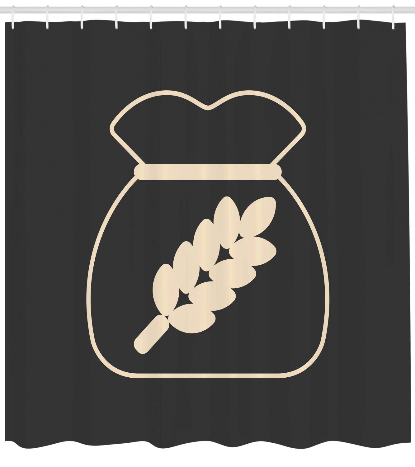 Lunarable Farmhouse Feed Sack Print Shower Curtain - 105