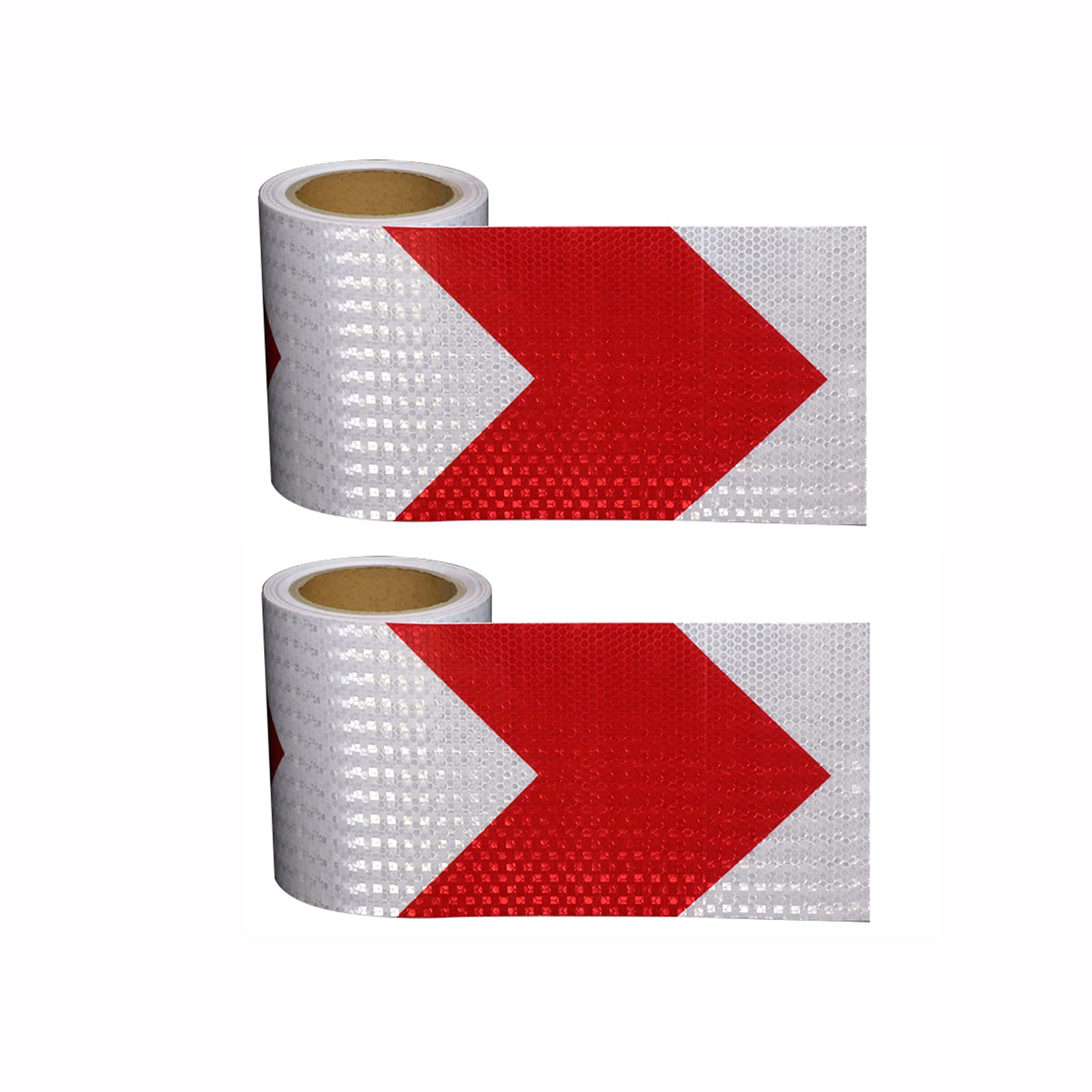 YIDAX Reflective Tape - 2 Rolls (3m x 10cm) Waterproof Safety Warning Stickers for Trucks, Cars & Barriers | High Visibility Road Safety Gear for Night Driving, Emergency Marking & Hazard Identification