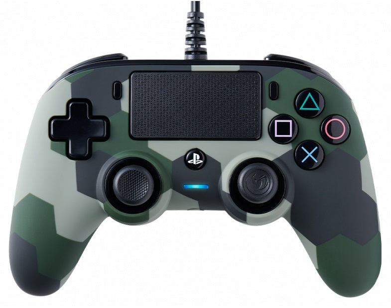 Nacon Camo Wired Compact Controller for PS4/PS5 - Ergonomic Gamepad with Enhanced Grip for Long Gaming Sessions - Perfect for FPS, Racing & Action Games