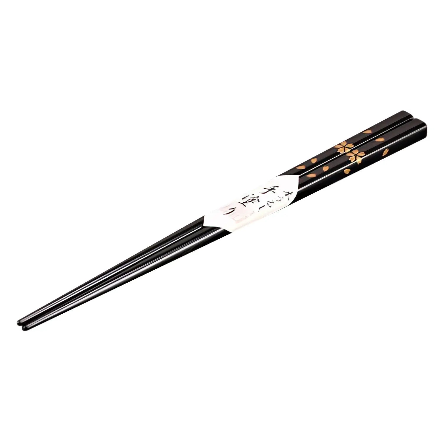 Echizen Shikki Makie Wooden Chopsticks - Handcrafted Japanese Lacquerware with Sakura Cherry Blossom Design - Perfect for Sushi, Asian Cuisine, and Home Dining Decor
