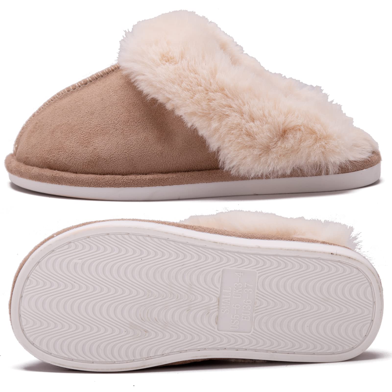 Unisex Soft Plush House Slippers - Warm & Cozy Indoor/Outdoor Winter Slippers for Men & Women | Perfect for Bedroom, Lounge & Cold Weather Comfort