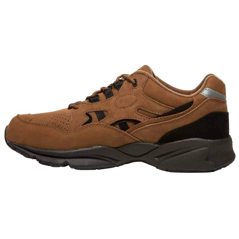 Propet Men's Stability Walker Athletic Shoes - Brown | Comfortable Walking Sneakers for Men with Arch Support | Perfect for Hiking, Running & Daily Wear