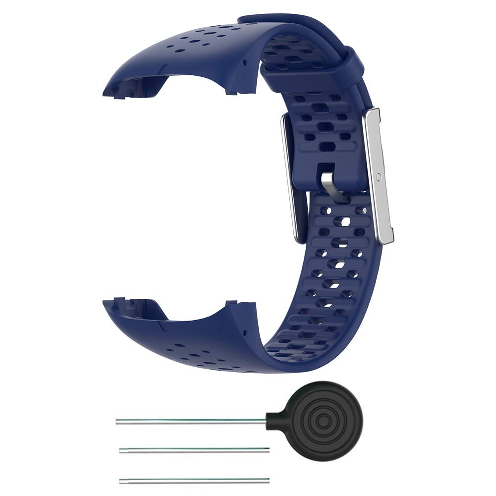 Polar M400/M430 Silicone Watch Band - Soft Adjustable Strap for Sports & Fitness