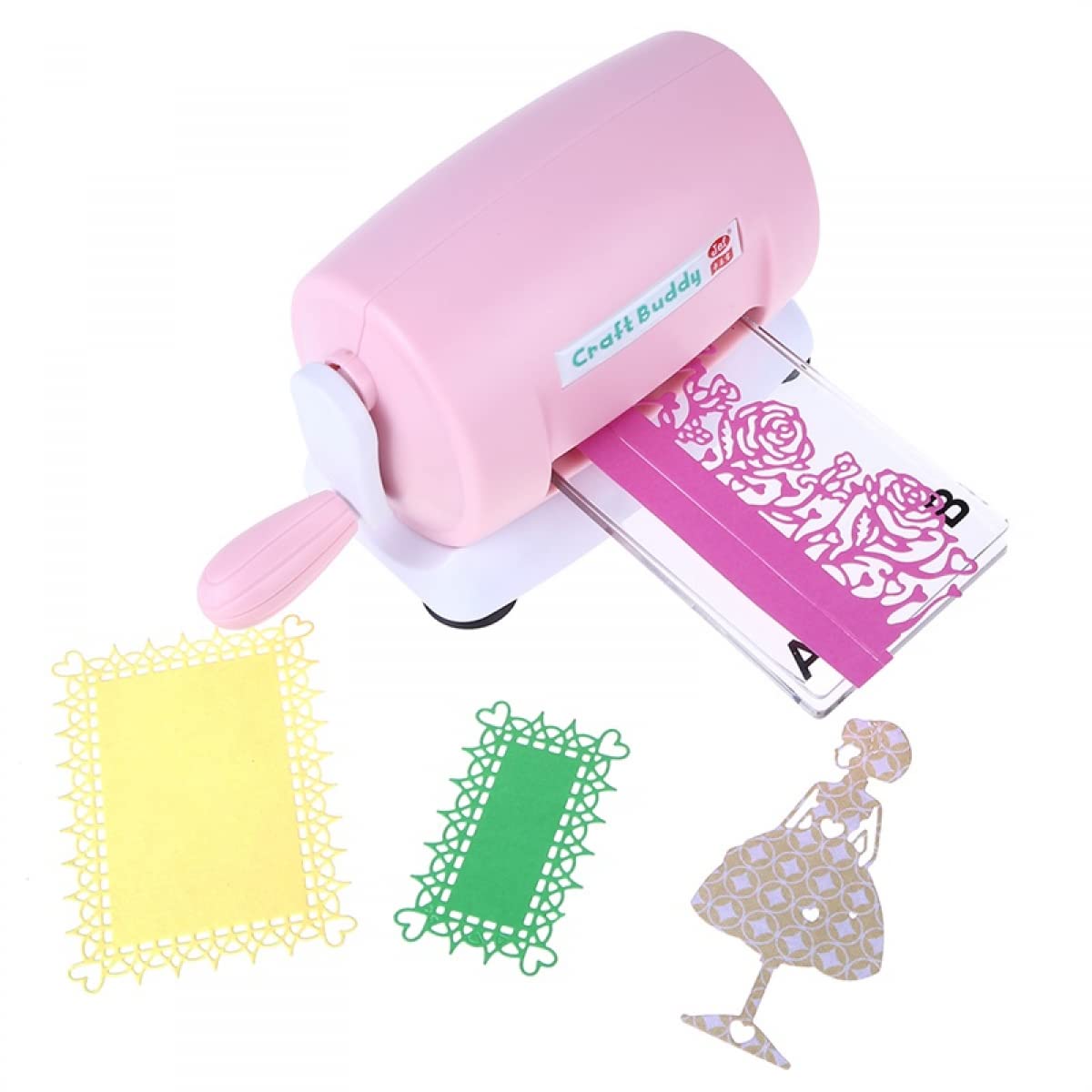 DIY Die Cutting & Embossing Machine for Paper Crafts - Scrapbooking, Card Making, Photo Albums & Decorative Projects - Portable Handheld Embosser & Die Cutter for Creative Crafting