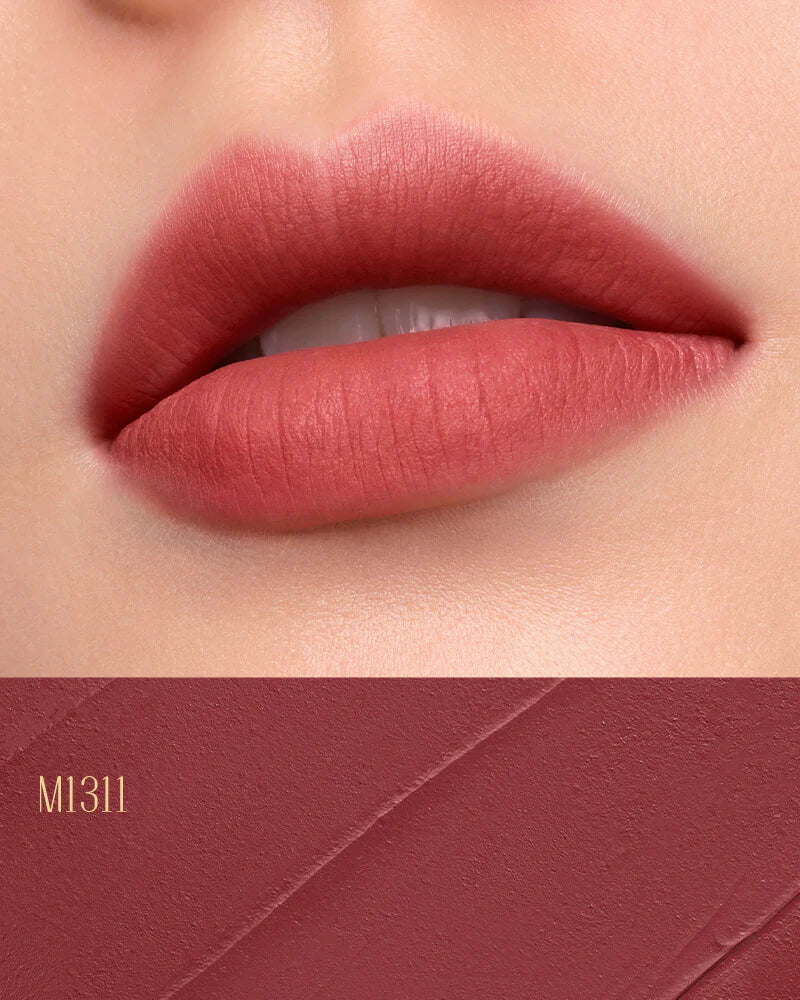 Exclusive Blooming Rouge Love Lock Lipstick (M520) with Refill (M1311) - Long-Lasting Matte Lip Color for Date Night & Special Occasions