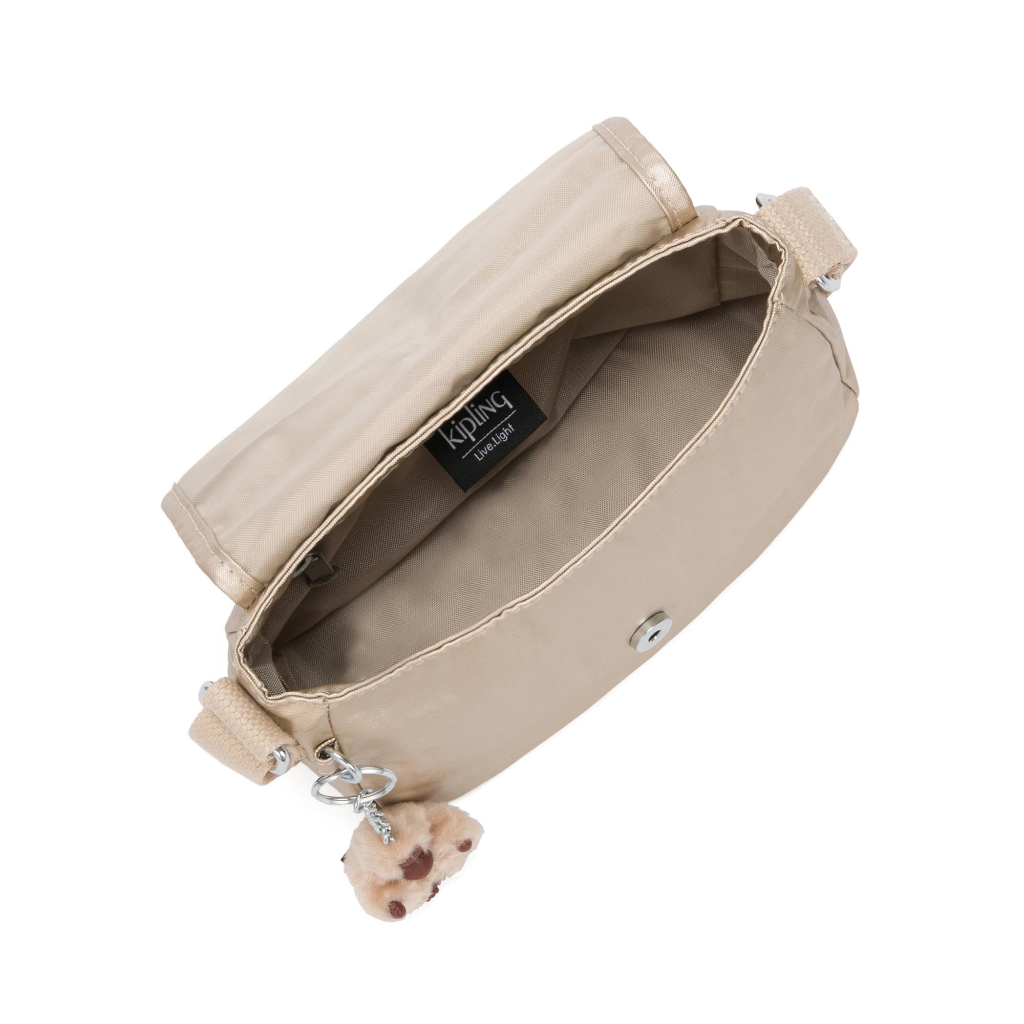 Kipling Sabian Metallic Crossbody Mini Bag - Stylish & Compact Purse for Women | Perfect for Travel, Shopping & Everyday Use