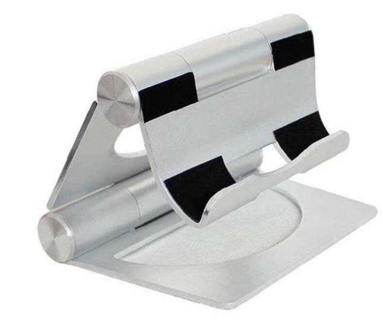 Premium Aluminum iPad Tablet Stand Holder - Adjustable & Sturdy for Desk, Bed, Kitchen - Perfect for Reading, Watching, and Video Calls