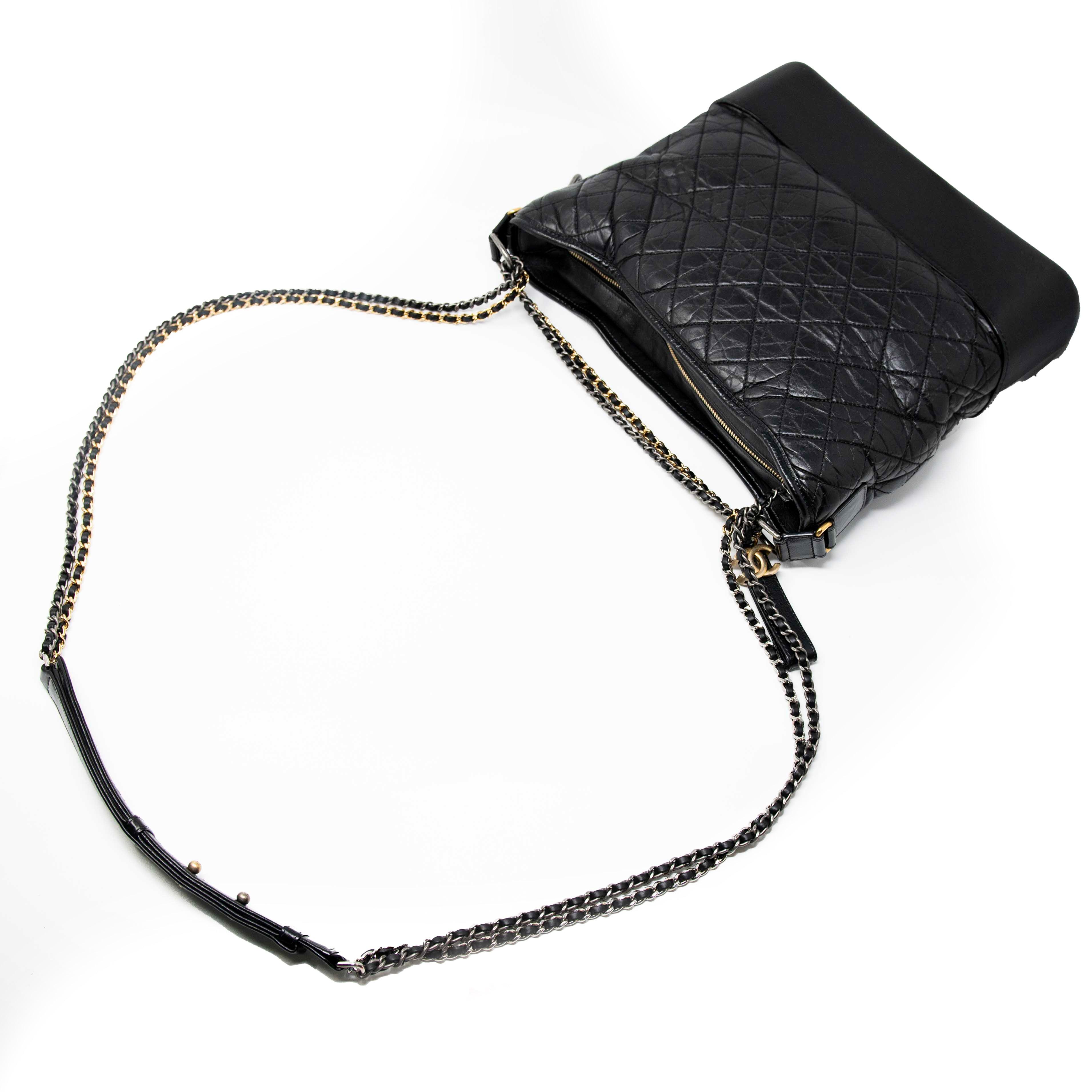 Chanel Black Large Gabrielle Hobo Bag - Luxury Designer Handbag for Women | Perfect for Everyday Use, Work & Special Occasions