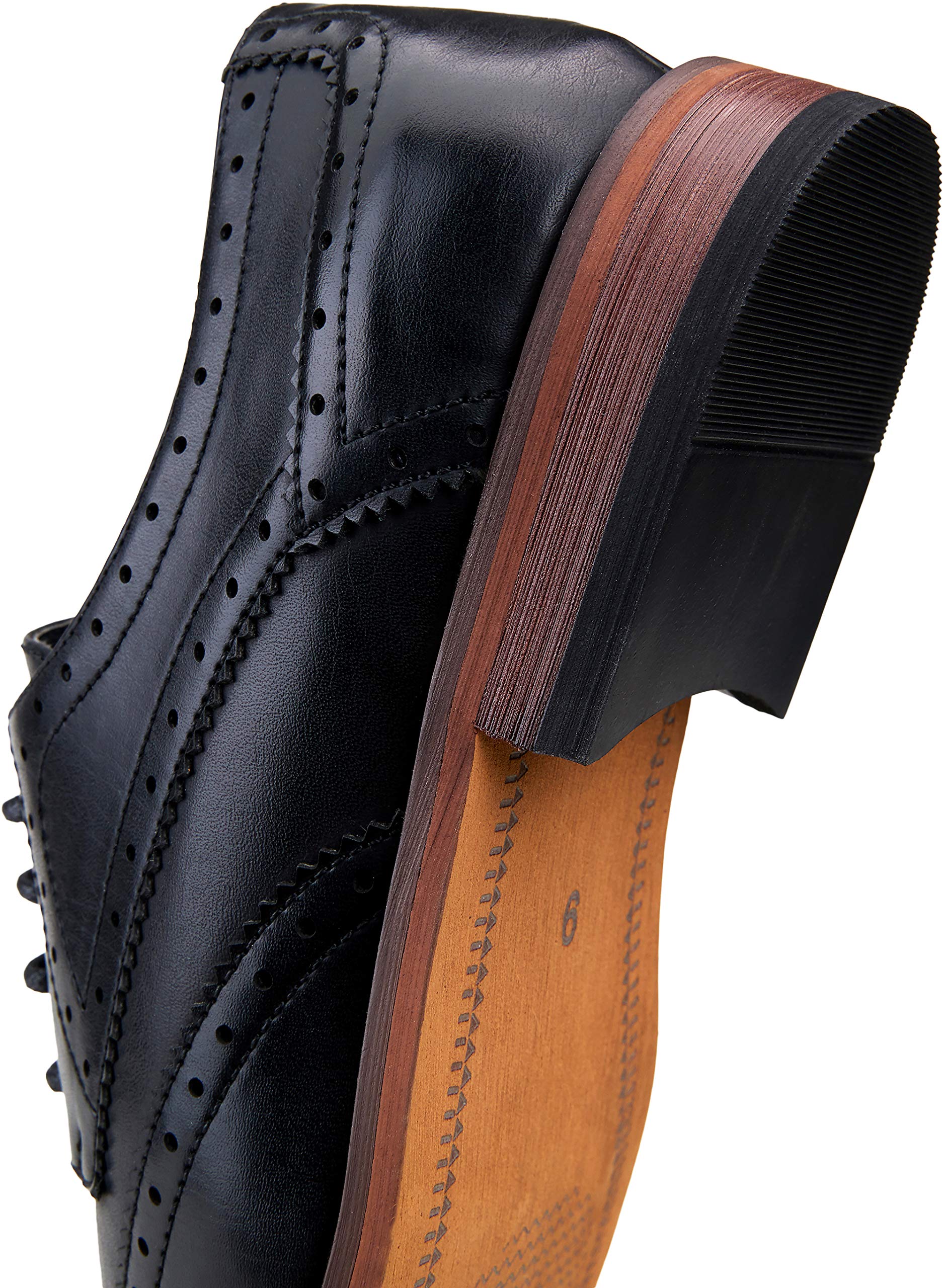 Premium Vostey Men's Oxford Dress Shoes - Classic Business Formal Leather Derby Shoes for Office, Wedding & Special Occasions
