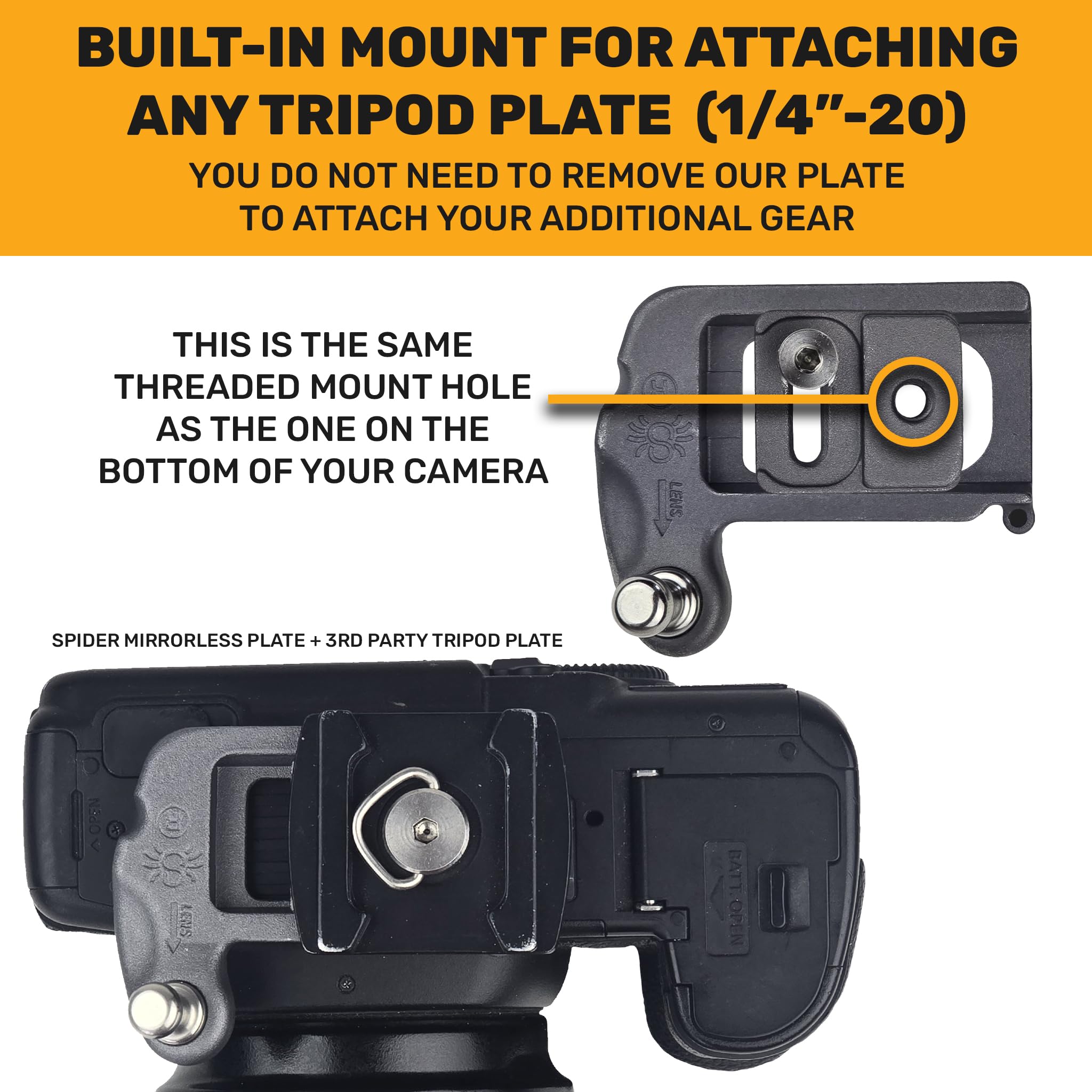 SpiderPro Mirrorless Dual Camera System v2 – Professional Belt with Built-in Self-Locking Holsters for Quick-Draw Access | Perfect for Wedding, Sports & Wildlife Photography