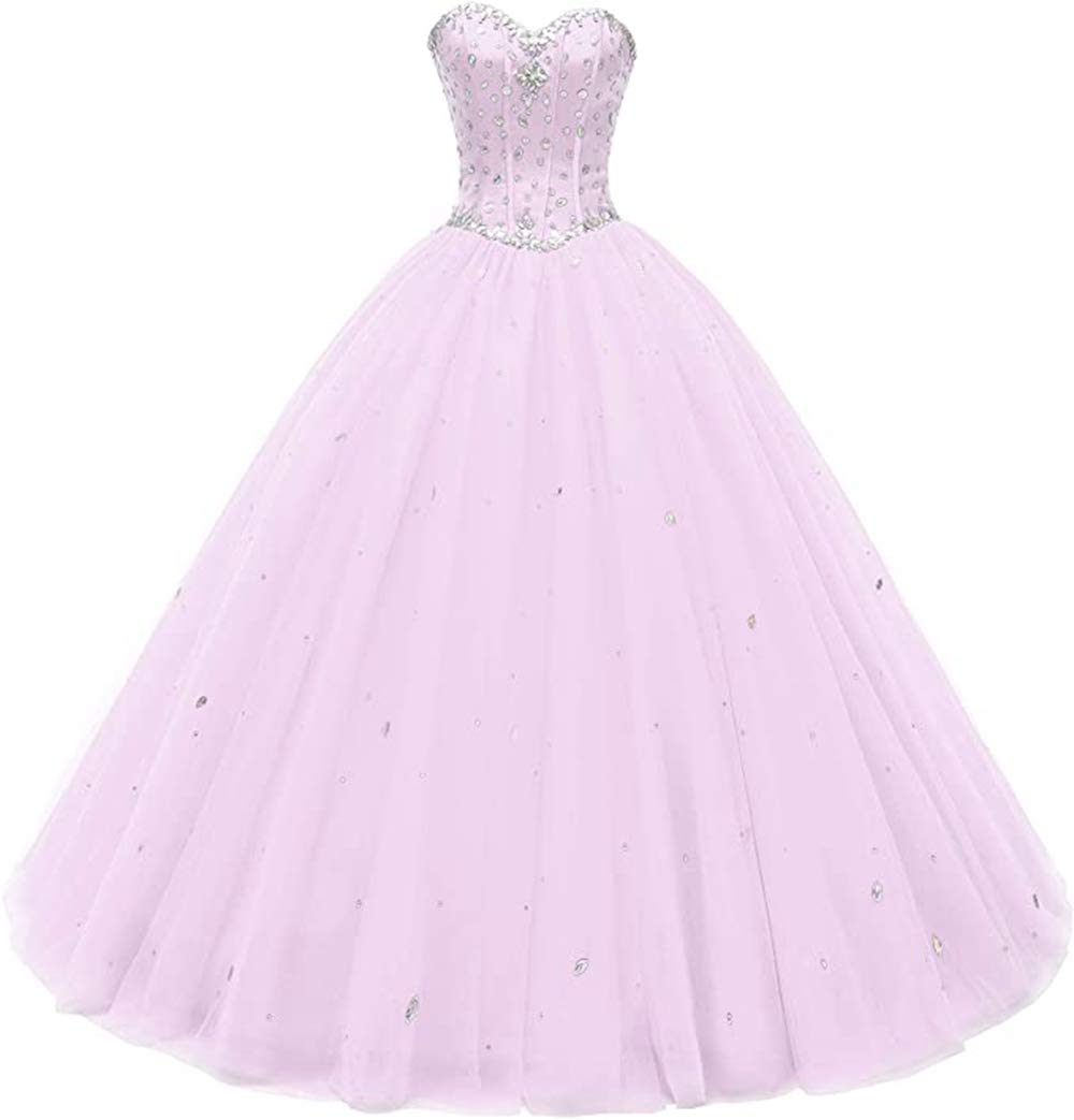 Sweetheart Ball Gown Tulle Quinceanera Dress for Women - Elegant Prom Dress for Formal Events, Weddings & Special Occasions