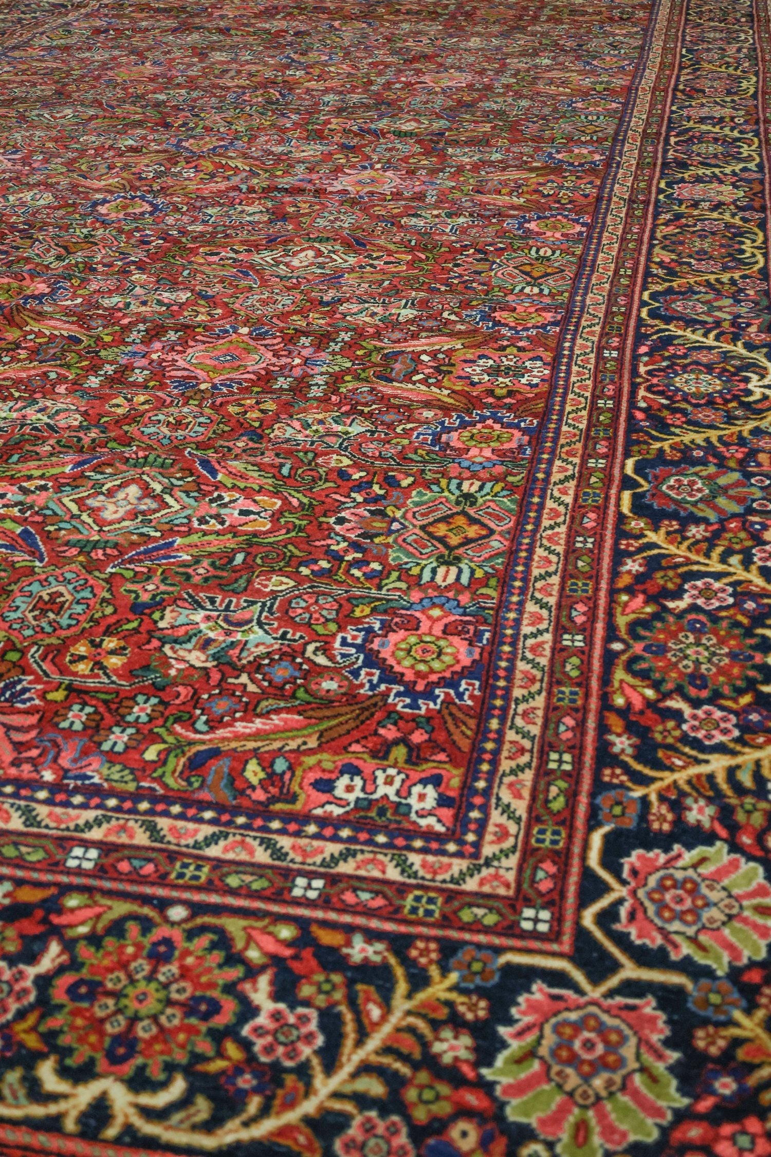 Antique Mahal Handwoven Traditional Rug JF8348 - Vintage Persian Style Wool Carpet for Living Room, Bedroom & Home Decor
