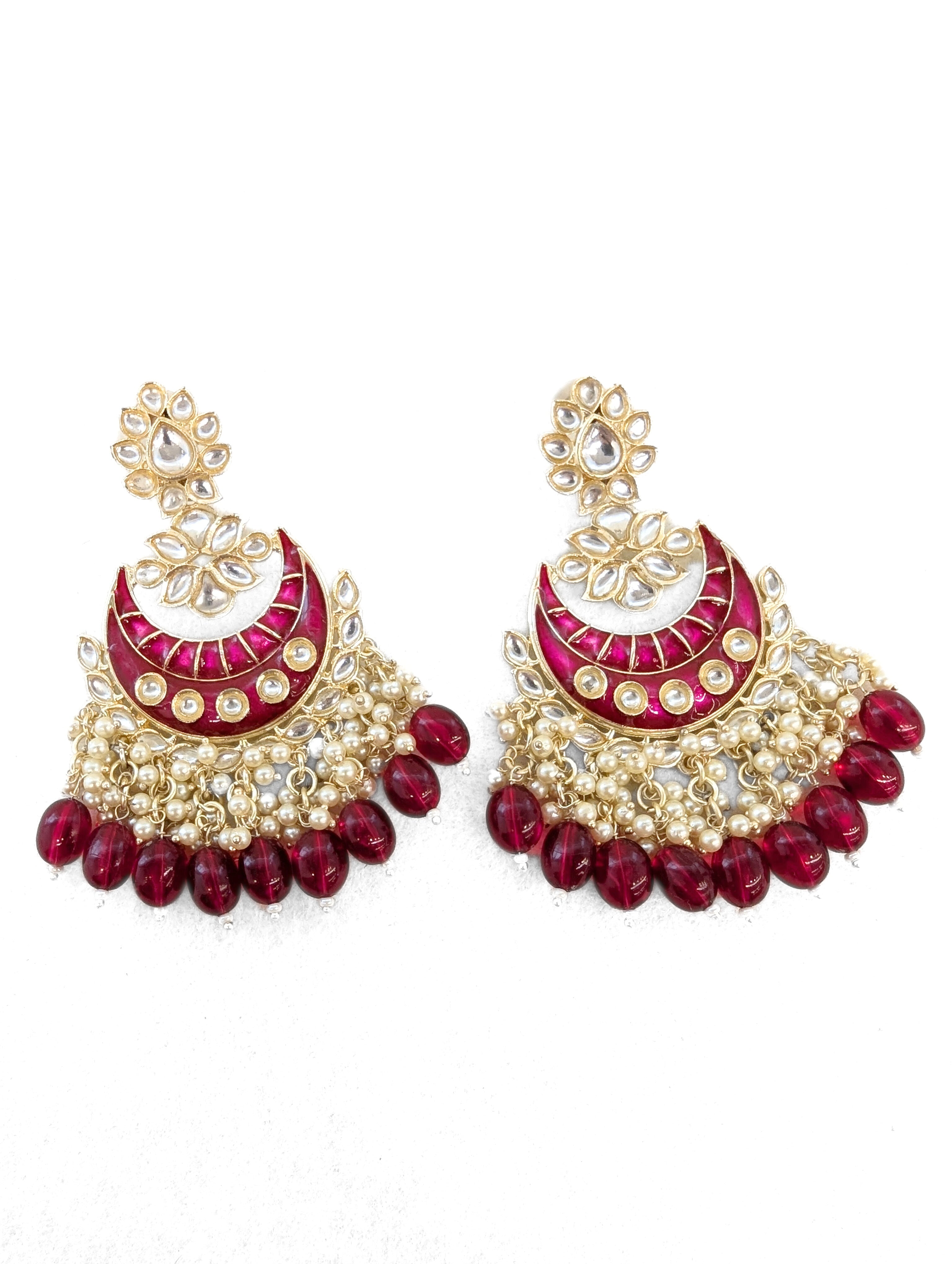 Reetu Stone Earrings - Handmade Boho Dangle Jewelry for Women | Perfect for Parties, Weddings & Everyday Wear