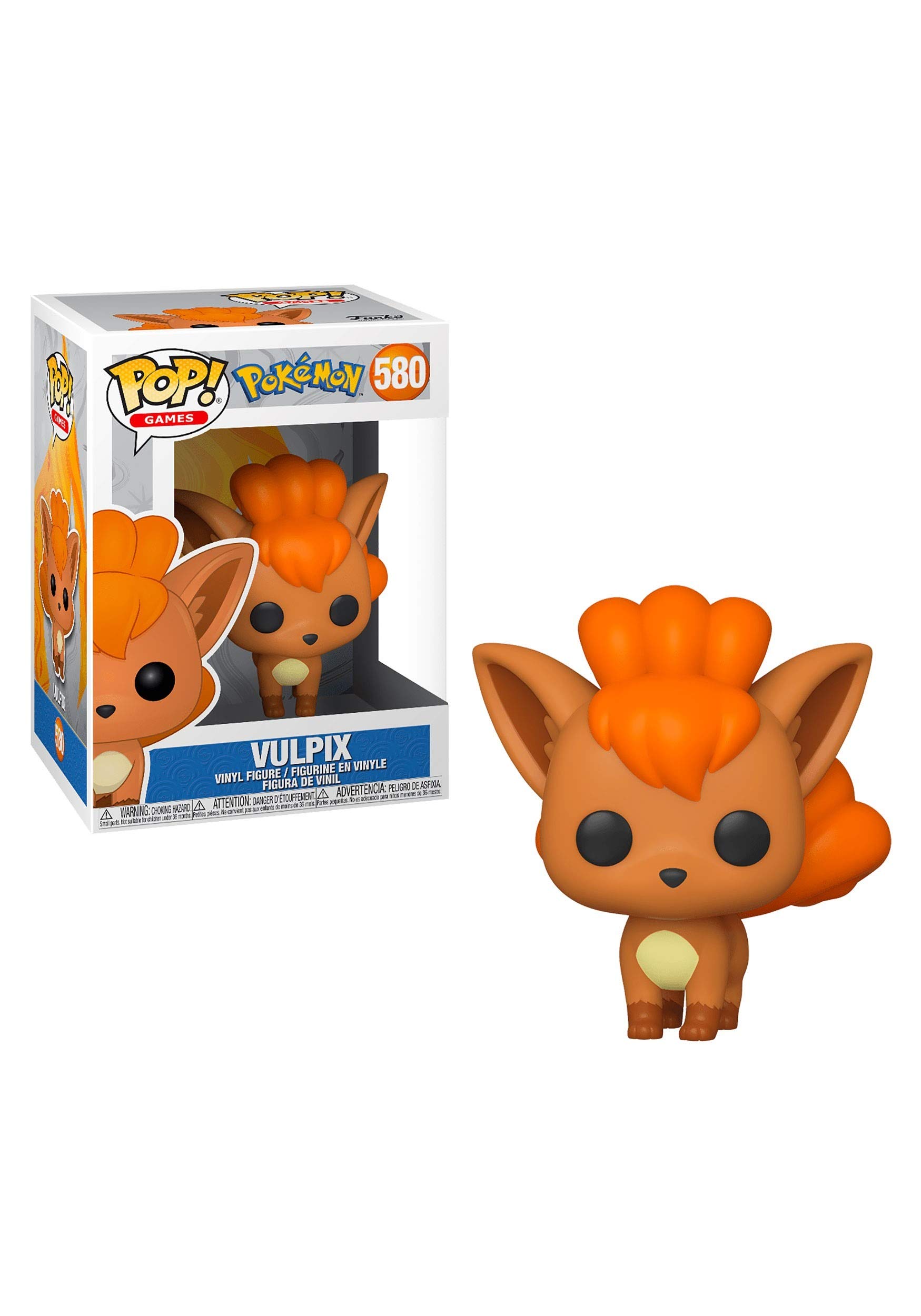 Funko Pop! Games: Pokémon - Vulpix Collectible Vinyl Figure | Cute Anime Character for Fans & Collectors | Perfect for Display, Gifts & Gaming Room Decor