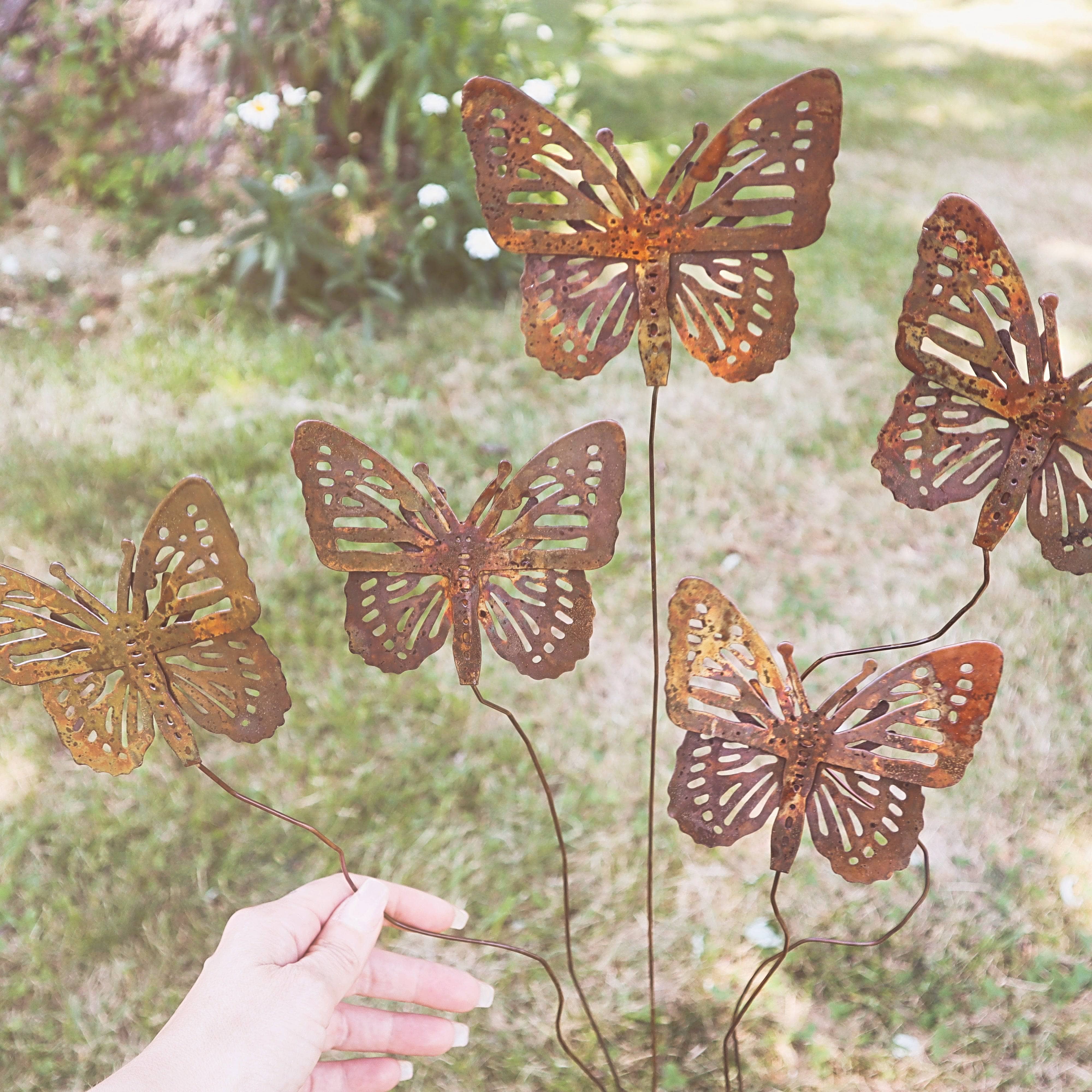 Butterfly Whimsy Flutterer - Elegant Decorative Butterfly Wall Art for Home & Garden Decor | Perfect for Bedroom, Living Room, Nursery & Outdoor Spaces