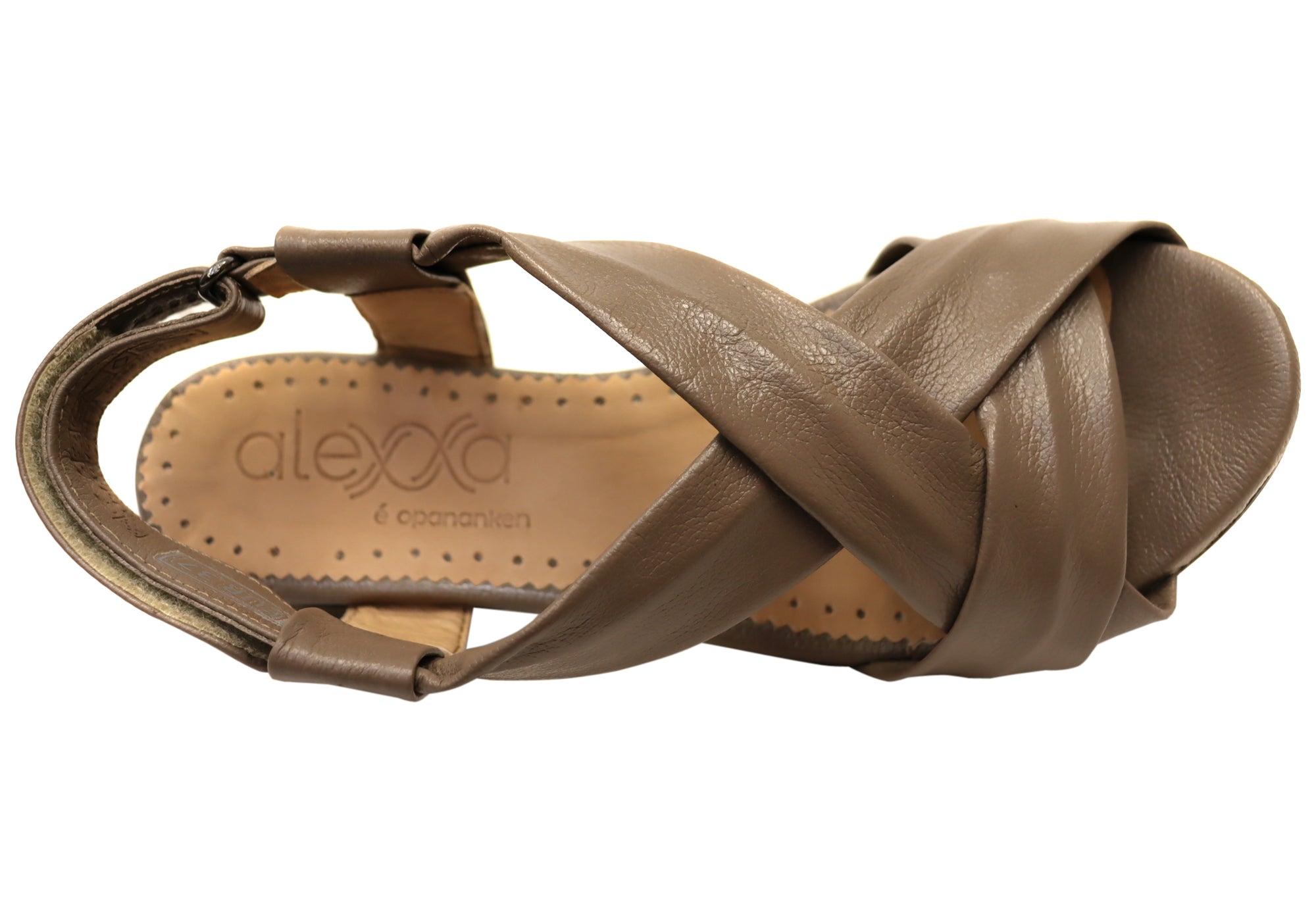 Opananken Janice Women's Comfortable Brazilian Leather Sandals - Breathable Summer Slides for Beach, Pool & Casual Outings