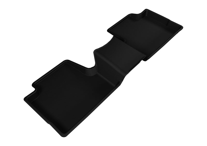 3D MAXpider Custom Fit All-Weather Floor Mats for 2014-2020 Jeep Cherokee - 2nd Row Kagu Series (Black) | Durable, Non-Slip Car Mats for Off-Road & Family Protection